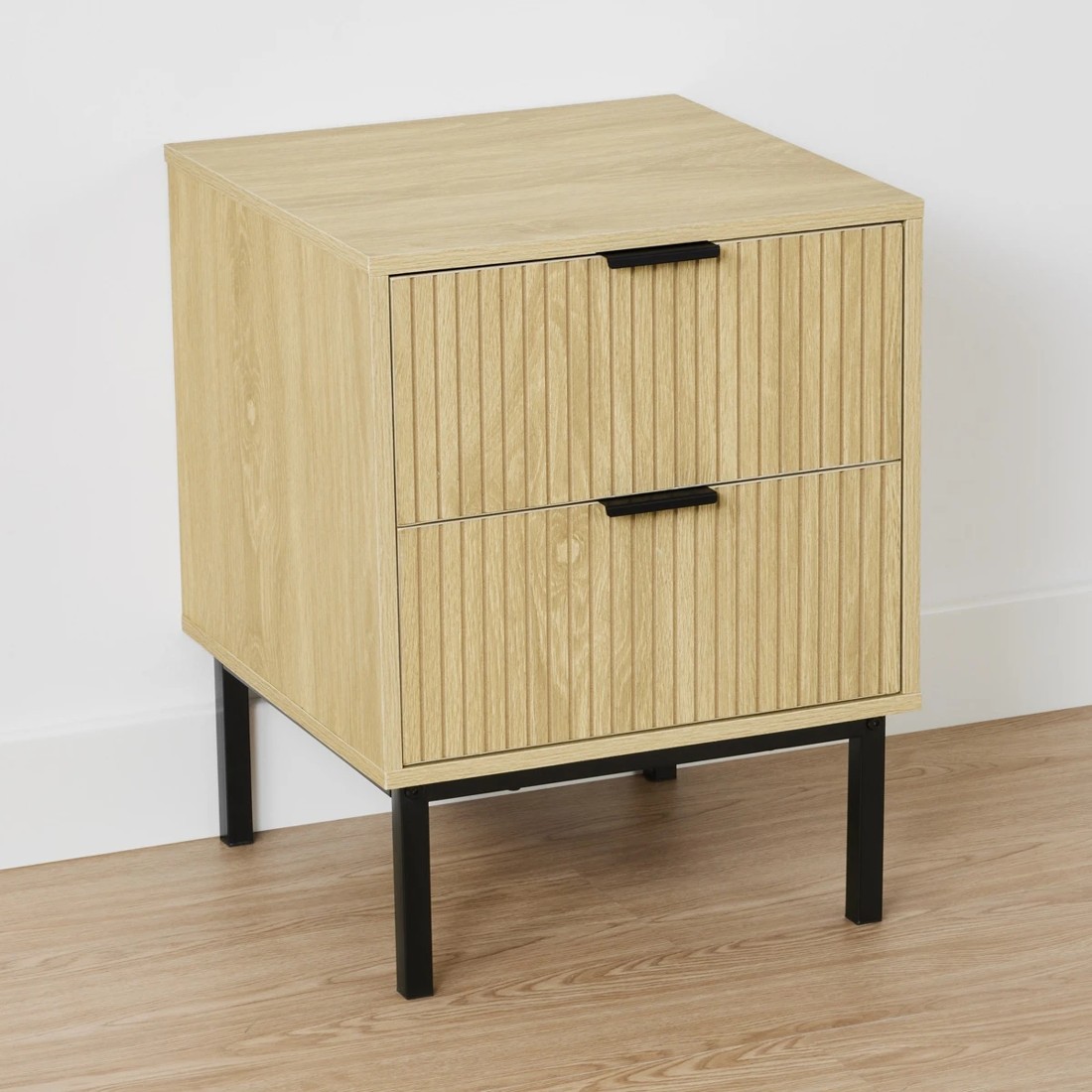 4 Isla 2 Drawer Bedside Table, 4 of 9