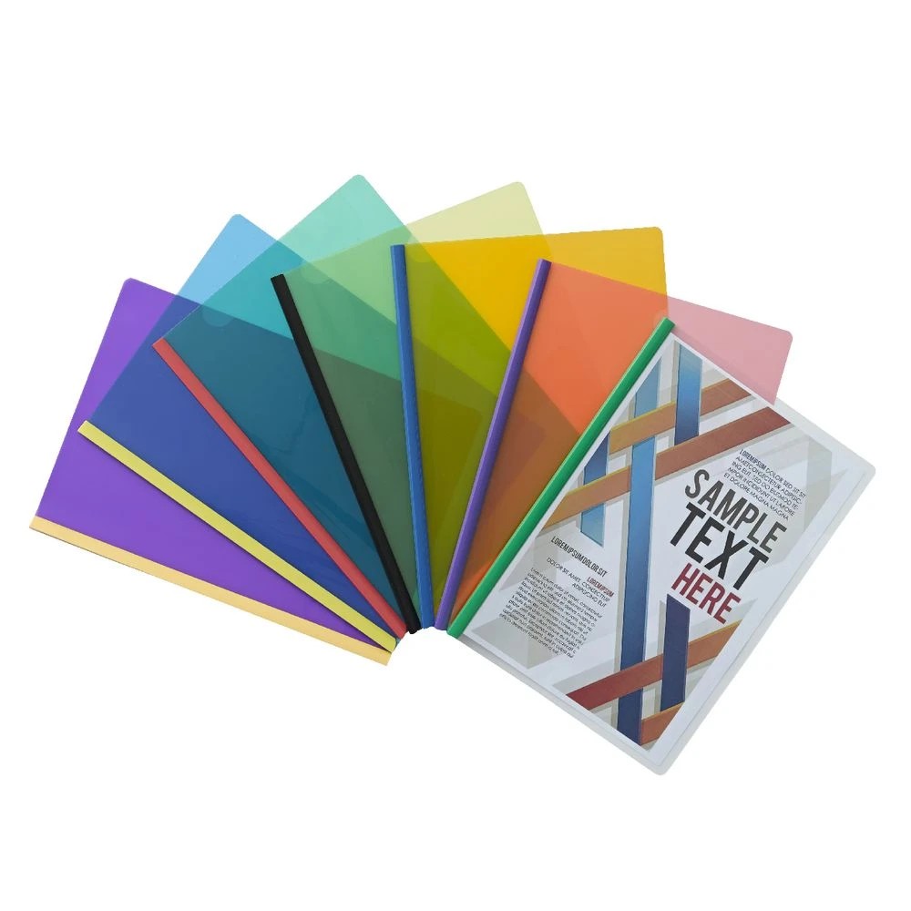 4 J.Burrows Report Cover Spine A4 Single Blue, 4 of 5