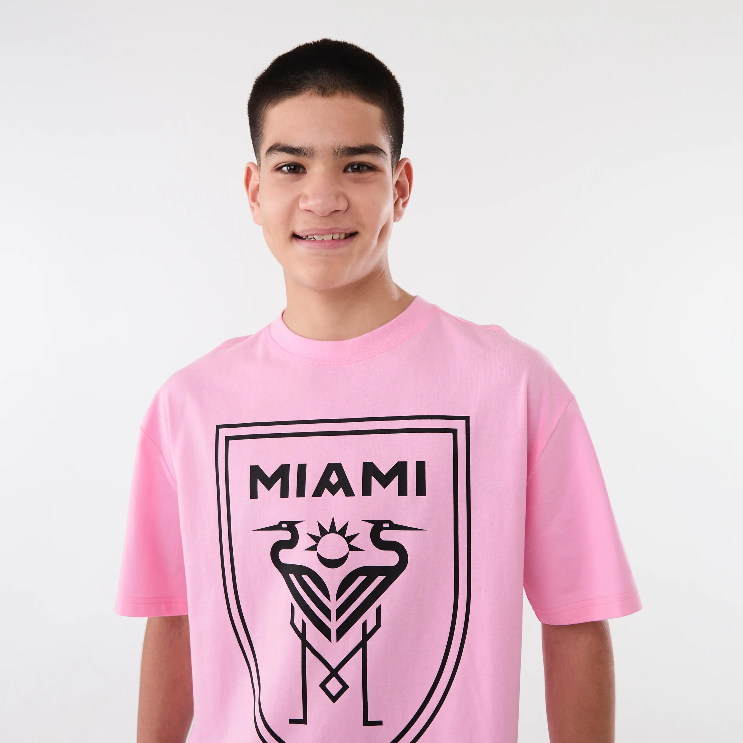 3 Official Inter Miami Kids Youth T-shirt INTER MIAMI PINK, 3 of 7