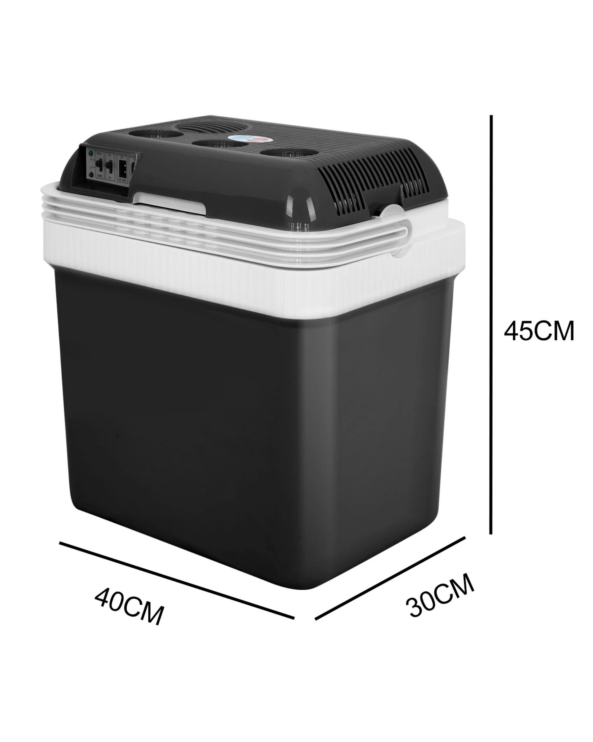 2 Advwin 24L Mini Fridge Car Refrigerator - Black, 2 of 8