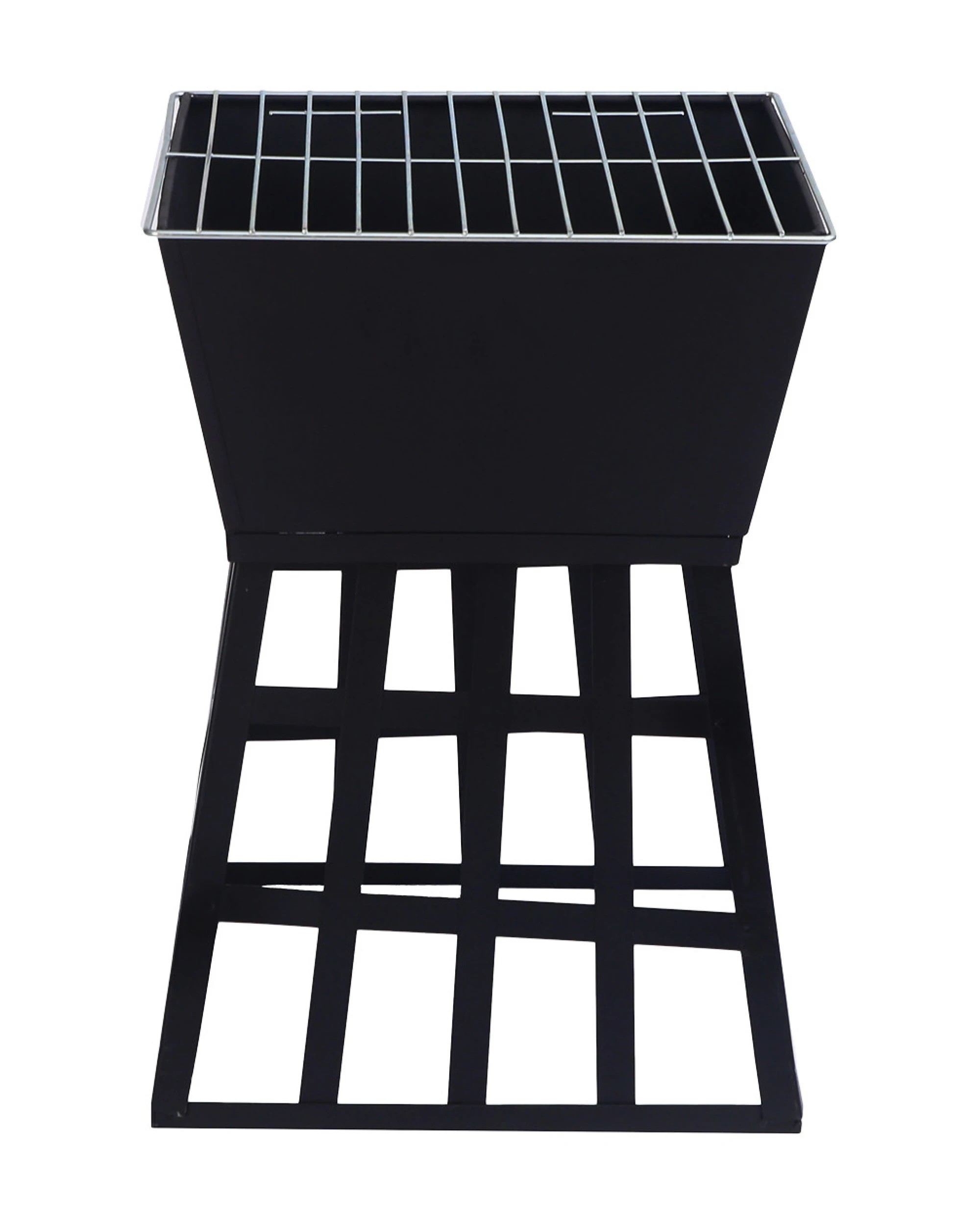 3 Wallaroo Outdoor Fire Pit BBQ Grilling Cooking Camping Portable Brazier Reversible Stand - Black, 3 of 4