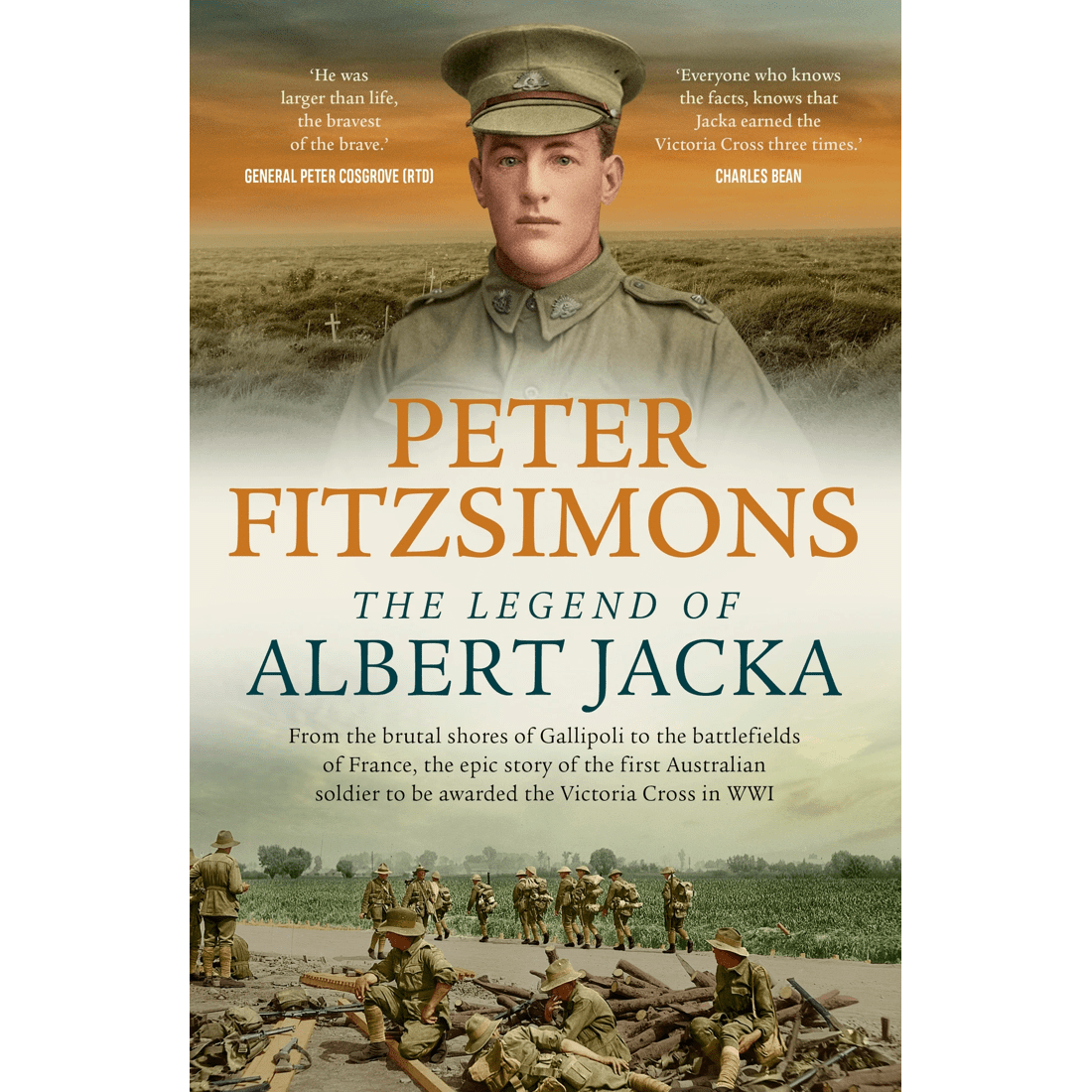 1 The Legend of Albert Jacka by Peter Fitzsimons - Book, 1 of 1