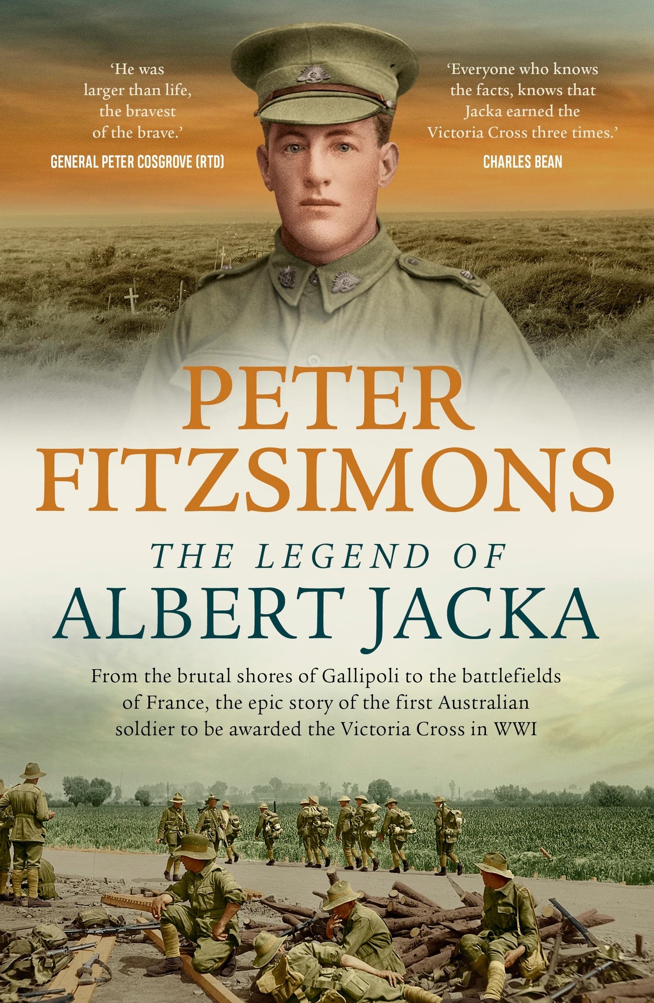 1 The Legend of Albert Jacka by Peter Fitzsimons - Book