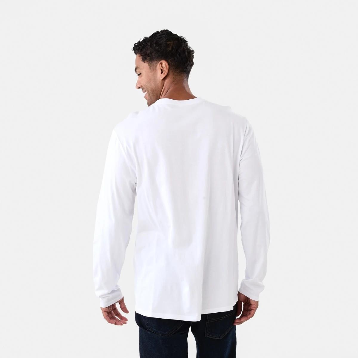 3 Long Sleeve Core T-shirt White, 3 of 5
