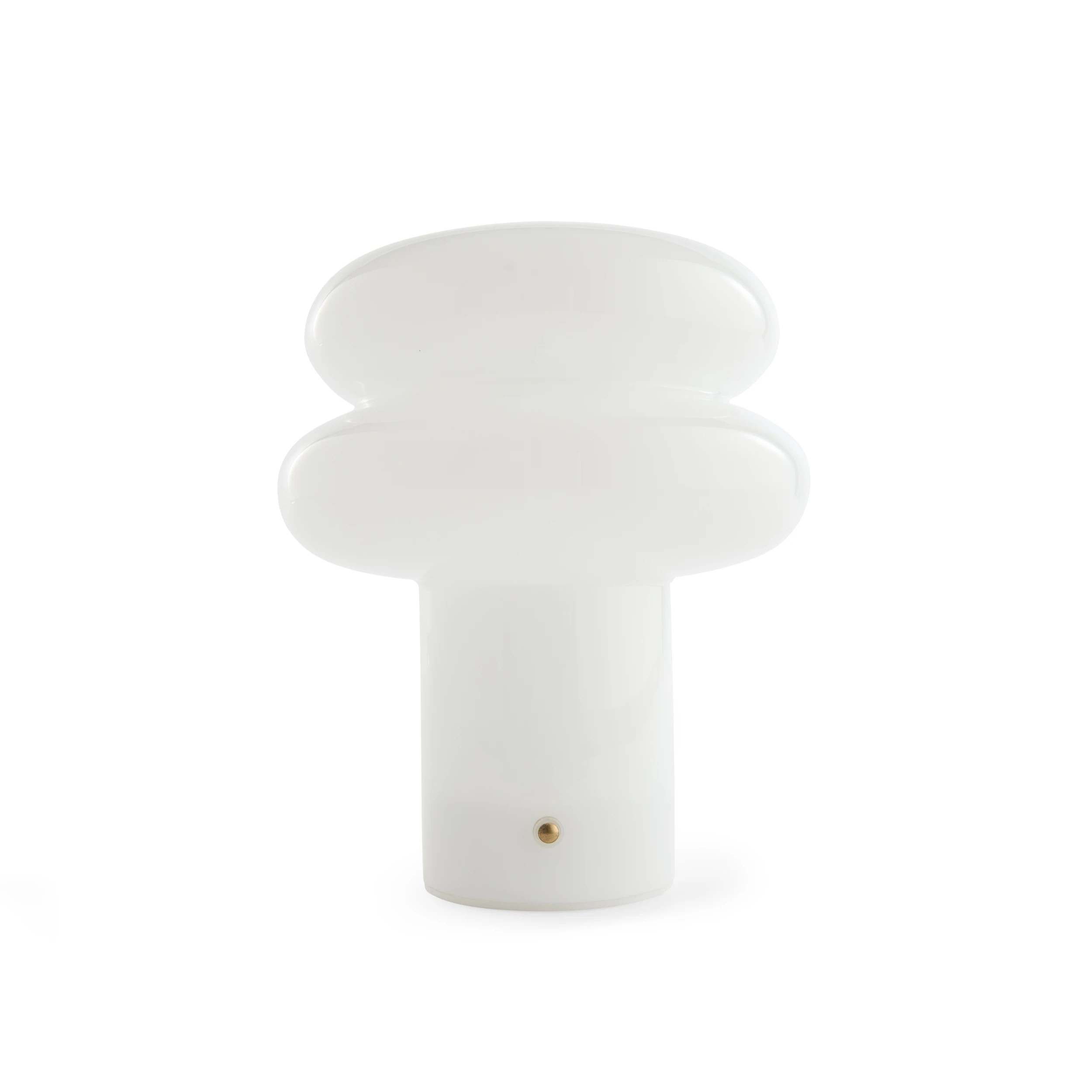 2 Oslo Glass Portable Rechargeable Lamp - White, 2 of 7