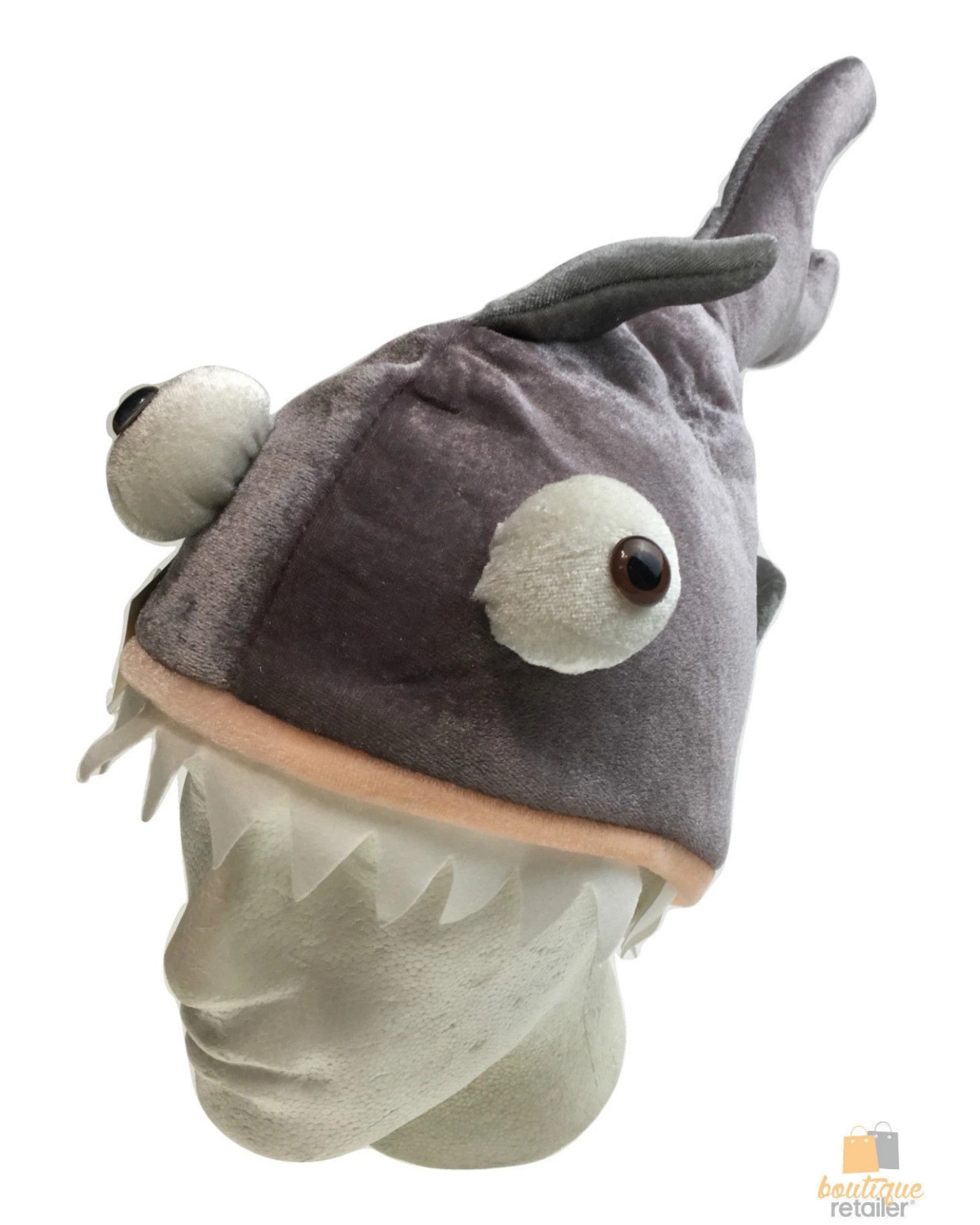 2 BR Costumes Shark Hat Costume Accessory for Halloween and Dress-Up Parties, 2 of 6