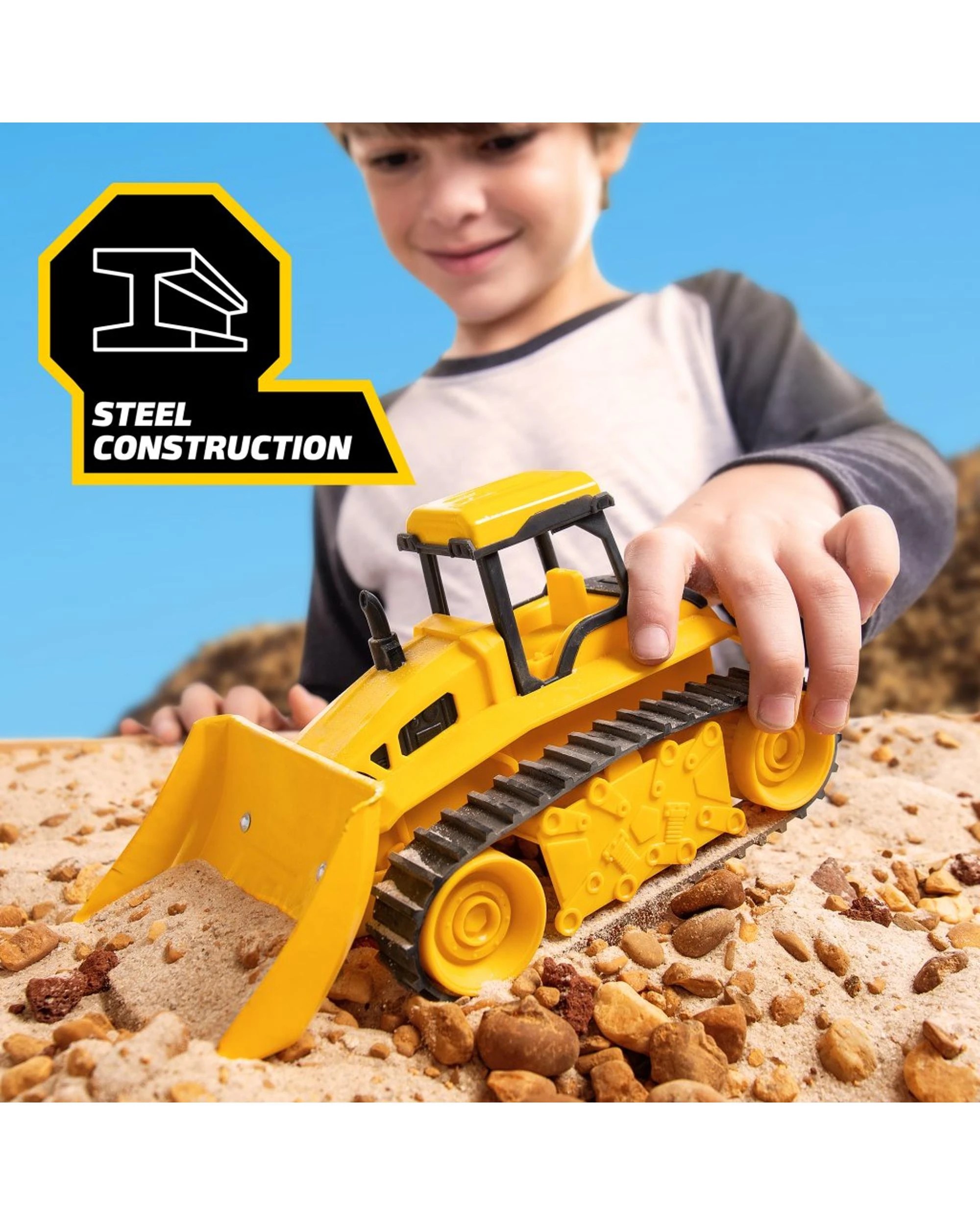 7 Tonka Steel Classics Bulldozer 1:32 Scale Vehicle, 7 of 9