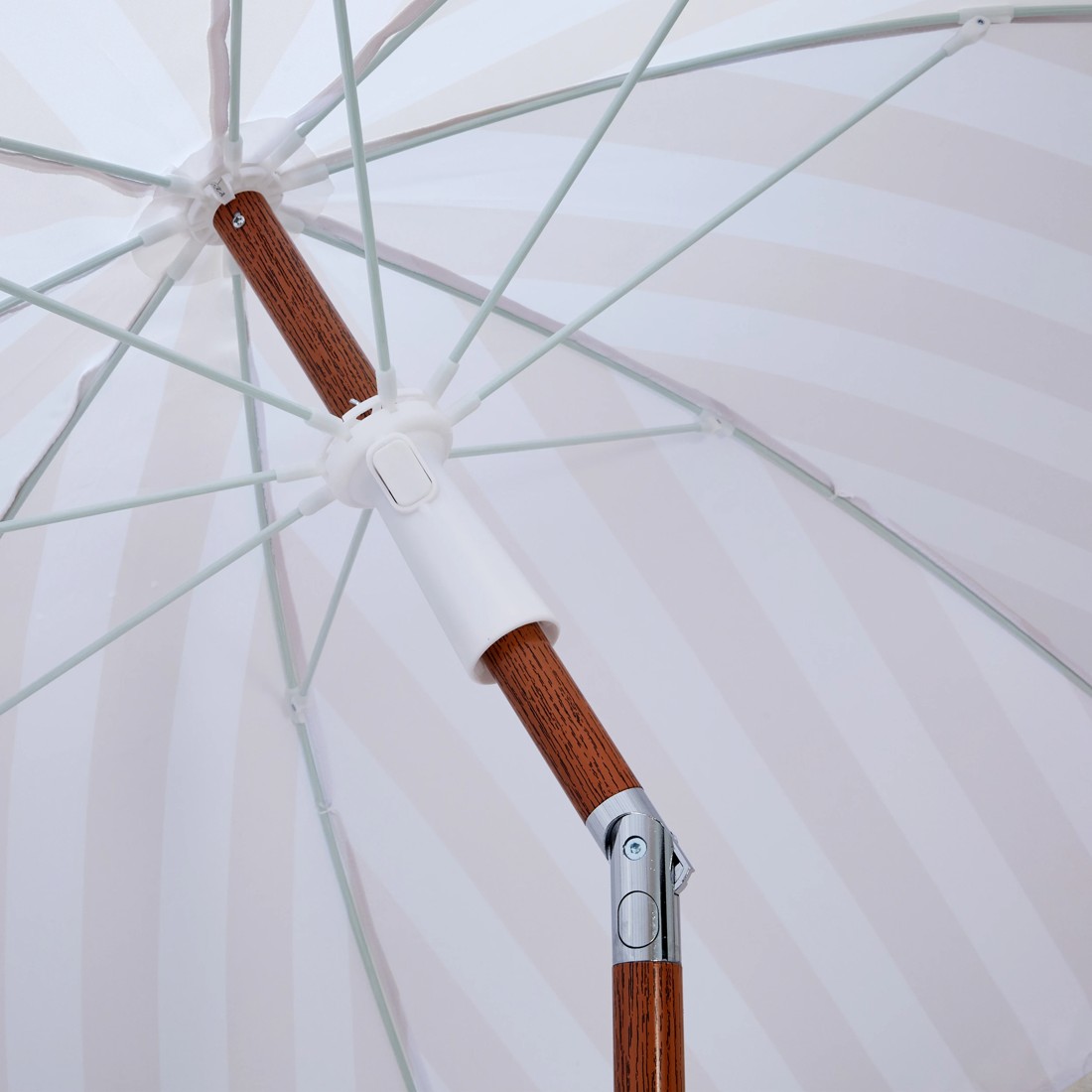 5 Beach Umbrella - Natural Stripe, 5 of 8