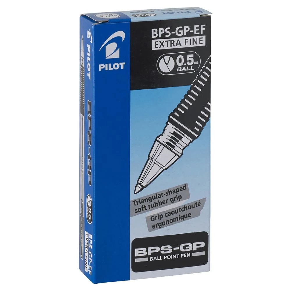 2 PILOT BPS-GP Ballpoint Pen 0.5mm Black 12 Pack, 2 of 2
