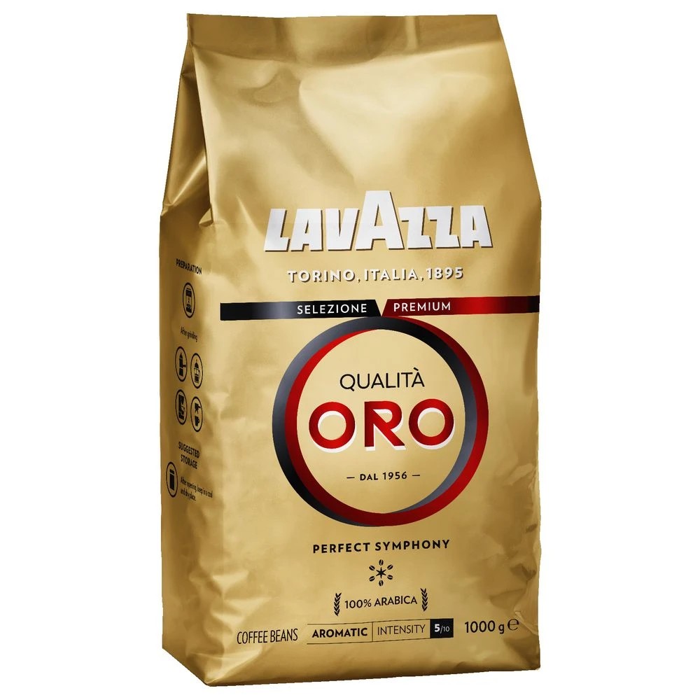 2 Lavazza Qualita Oro Coffee Beans 1kg, 2 of 2