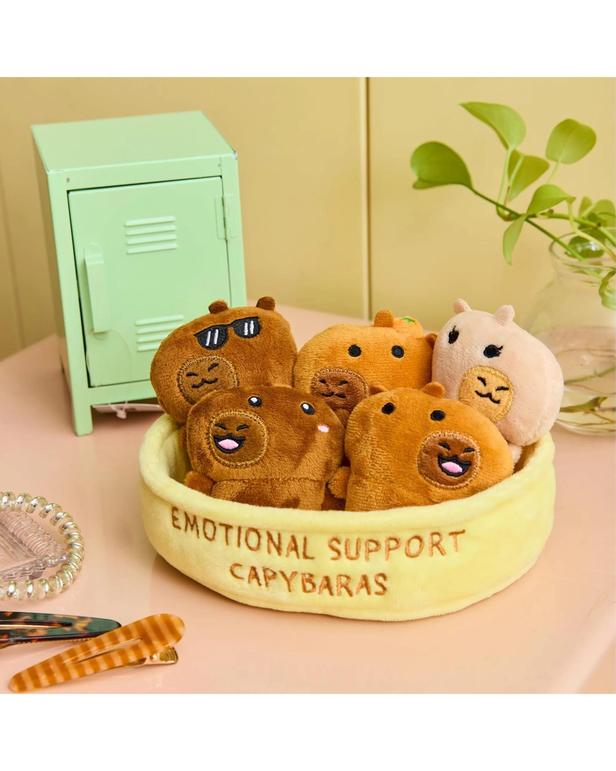7 Emotional Support Capybaras Plush Set, 7 of 7