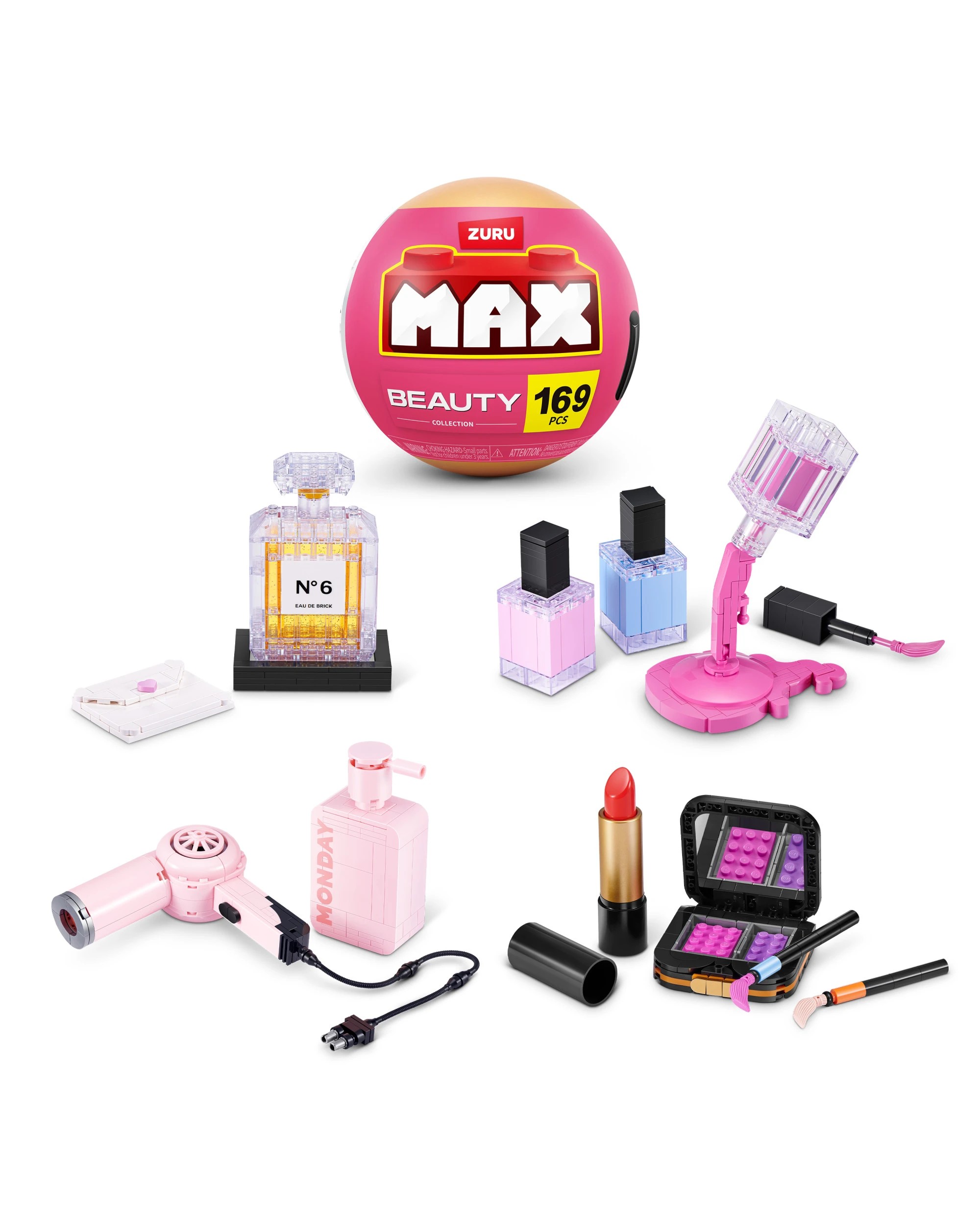 1 Mega Bloks Zuru MAX Build More Premium Beauty Building Bricks Collection - Multi, 1 of 10