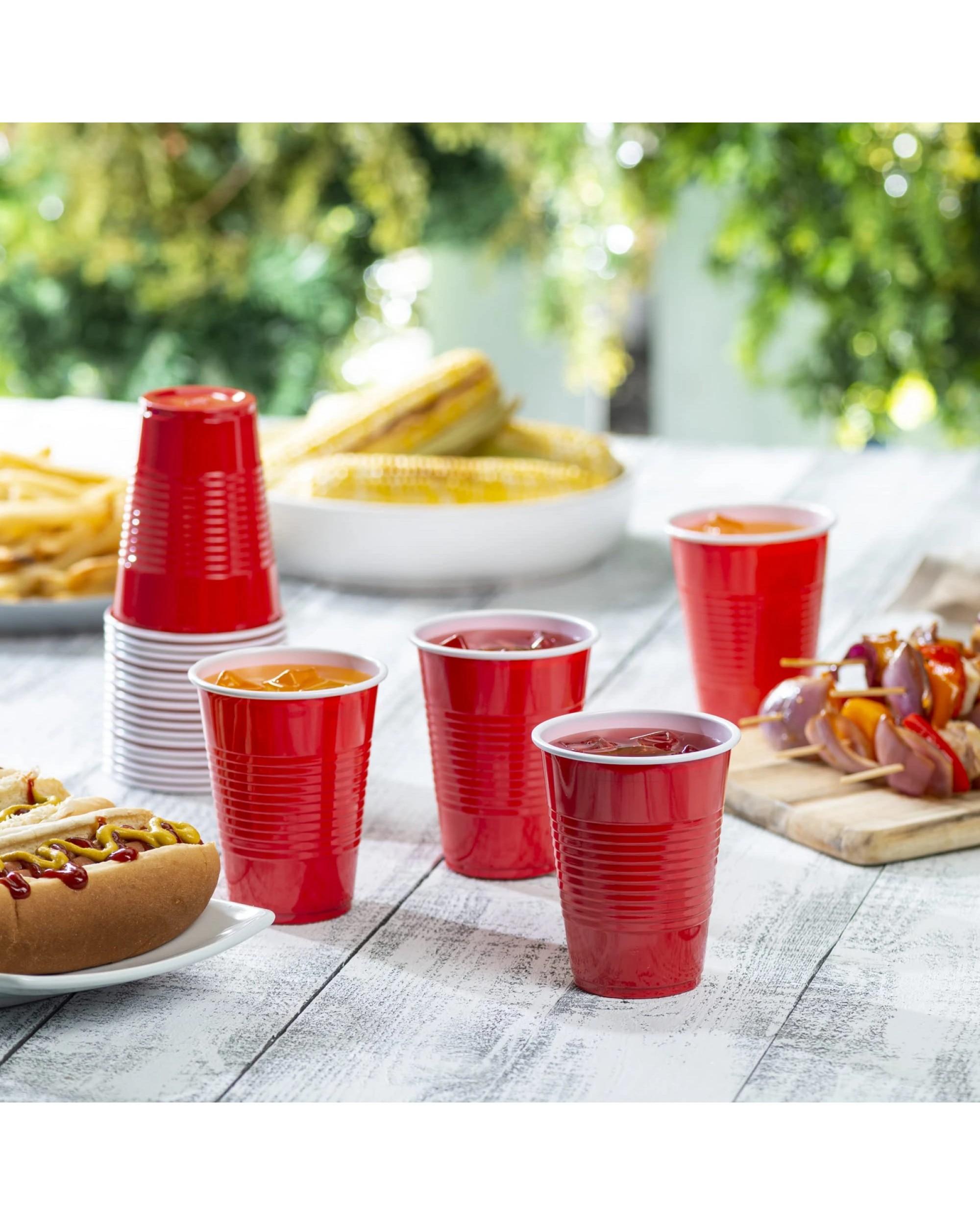 4 BR Home 720x 266ml Plastic Cups in Red, 4 of 4