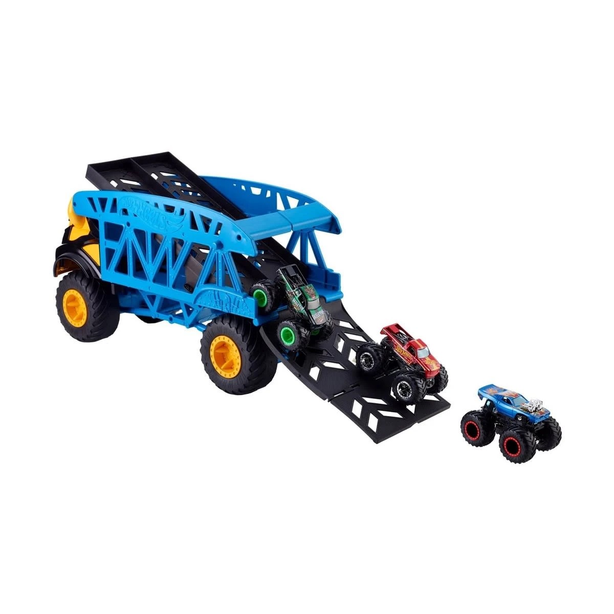 3 Hot Wheels Monster Truck and Mover Toy Set, 3 of 6