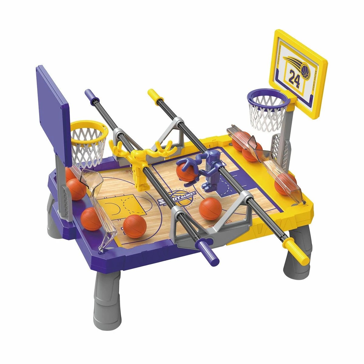 1 AUSWAY Sports Gaming Foosketball Foosball Basketball Table Top, 1 of 3