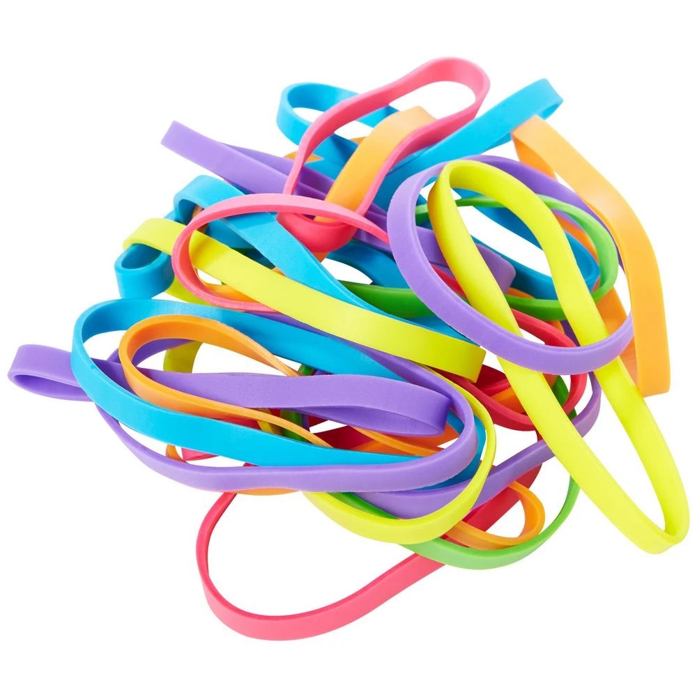 1 J.Burrows No.64 Rubber Bands 100g Assorted, 1 of 2