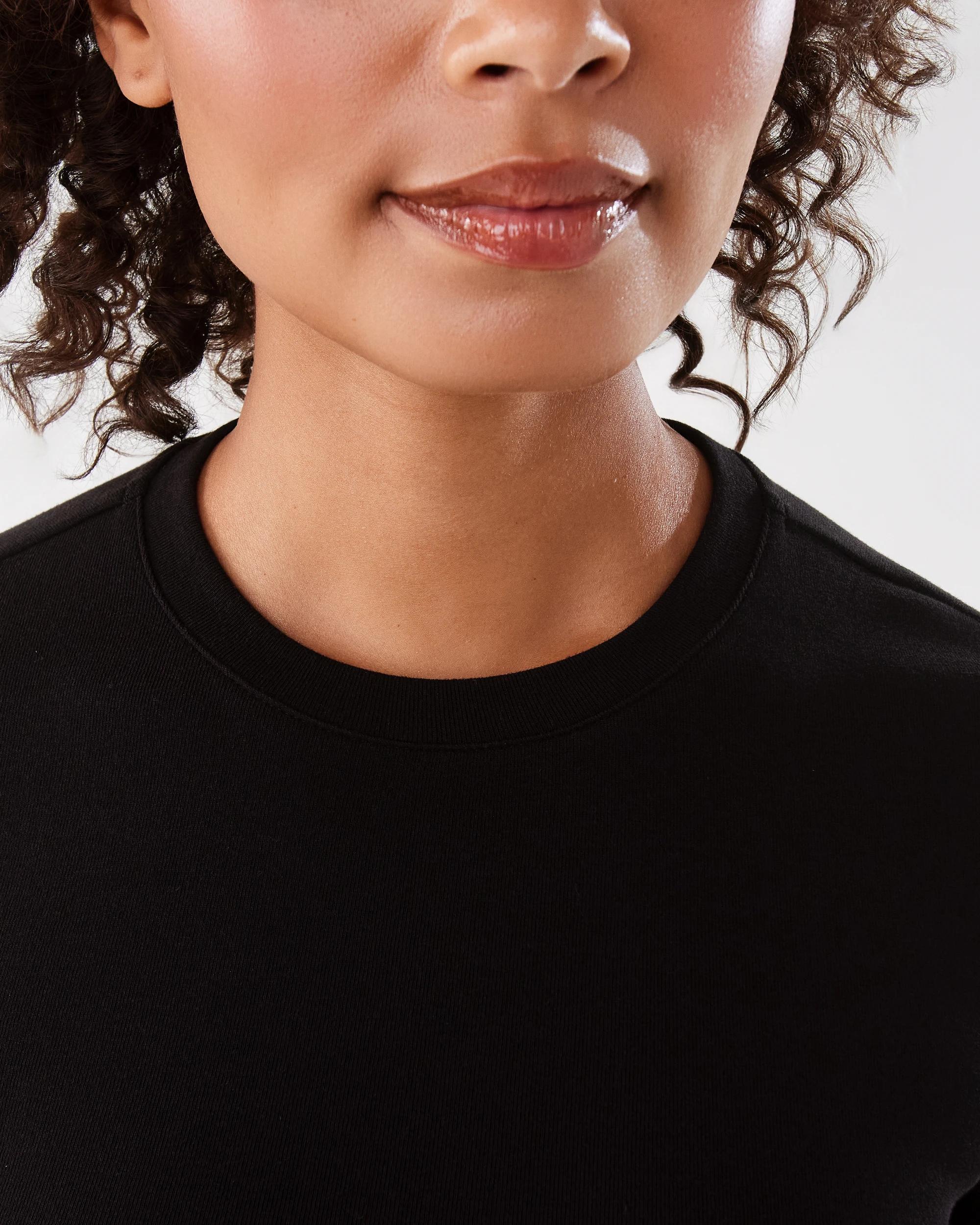 6 Long Sleeve Neat Fit T-shirt Black, 6 of 6