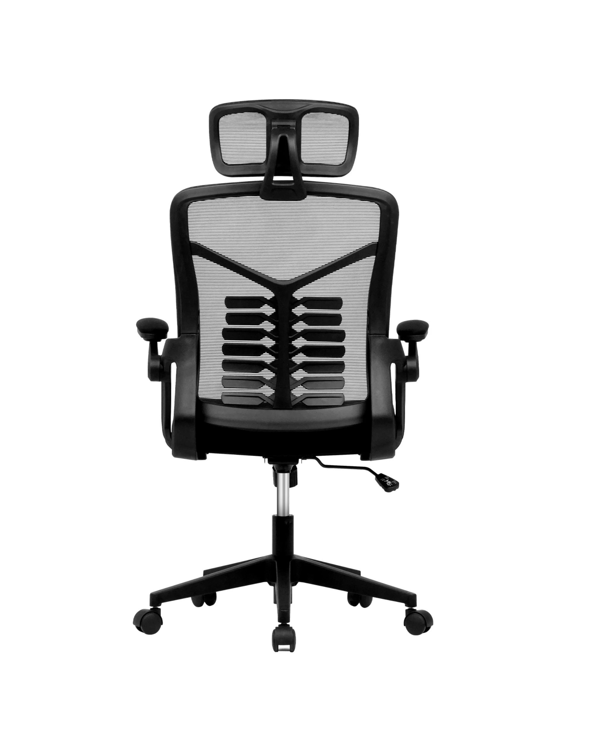 3 Advwin Ergonomic Mesh Office Chair Flip-up Armrest - Black, 3 of 8