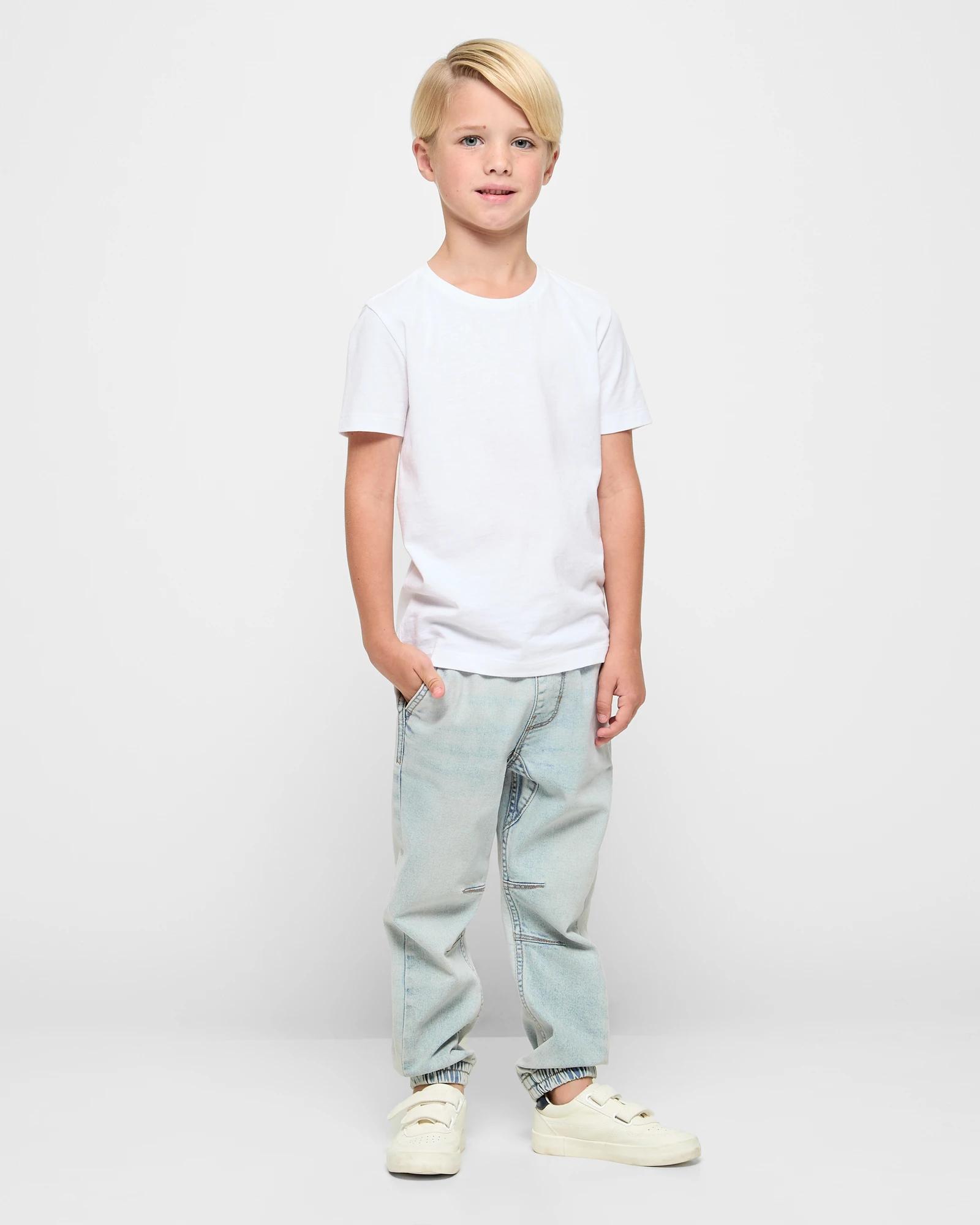 2 Target Pull On Denim Jogger Jean LIGHT WASH, 2 of 5