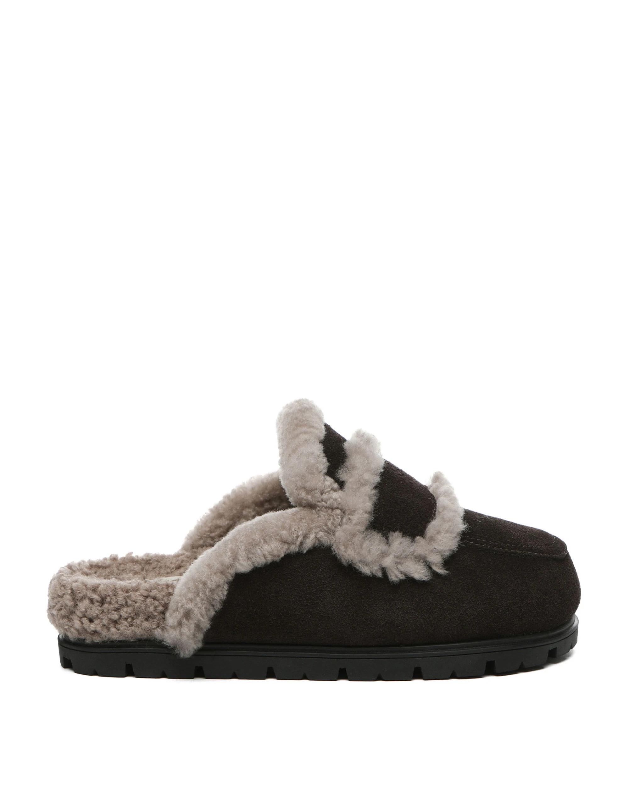 1 Australian Shepherd UGG Womens Remi Slippers CHOCOLATE, 1 of 5