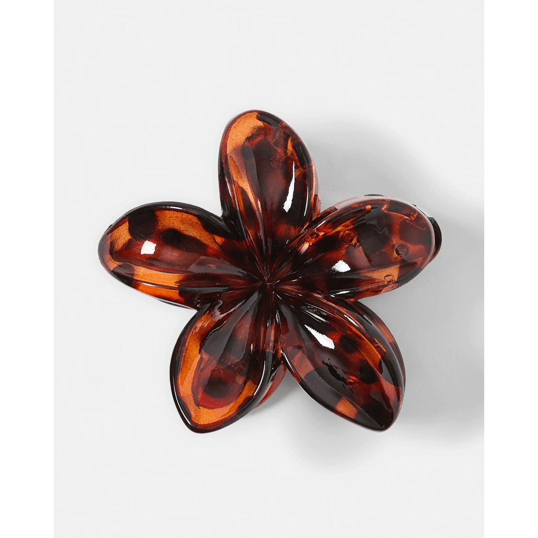 1 Tort Frangipani Claw Hair Clip, 1 of 4