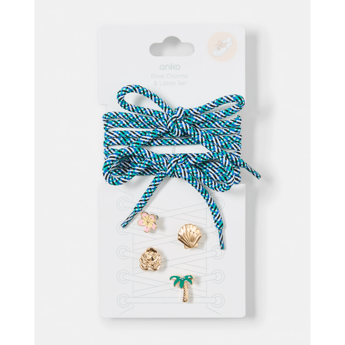 3 6 Pack Shoe Charms and Lace Set, 3 of 3