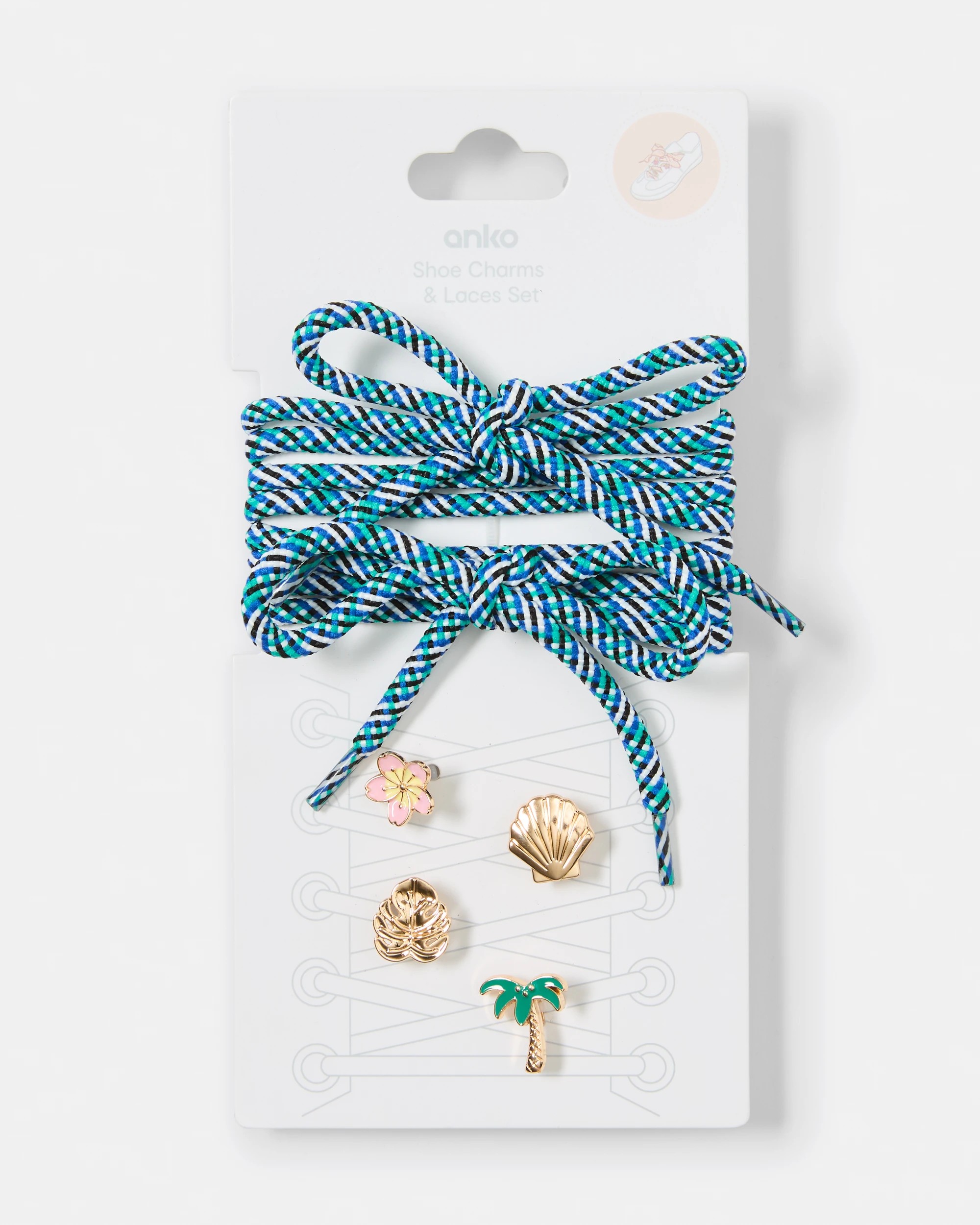 3 6 Pack Shoe Charms and Lace Set, 3 of 3