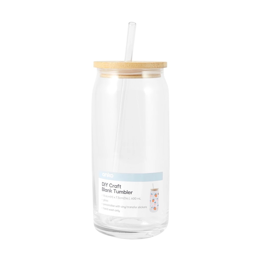 6 600ml DIY Craft Blank Tumbler, 6 of 6