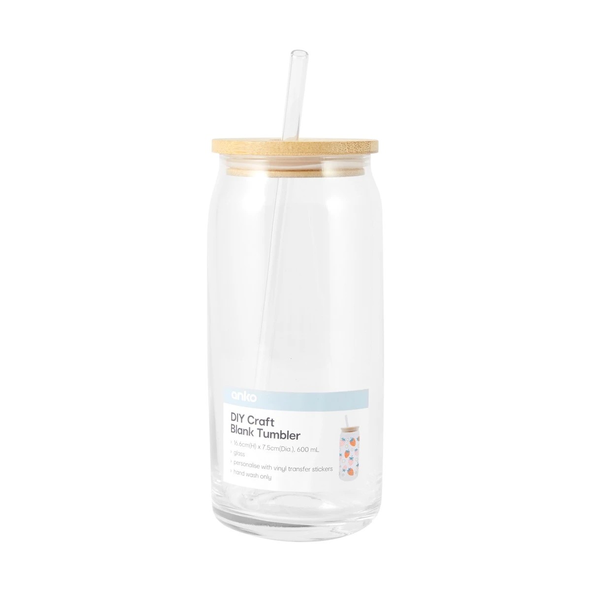6 600ml DIY Craft Blank Tumbler, 6 of 6