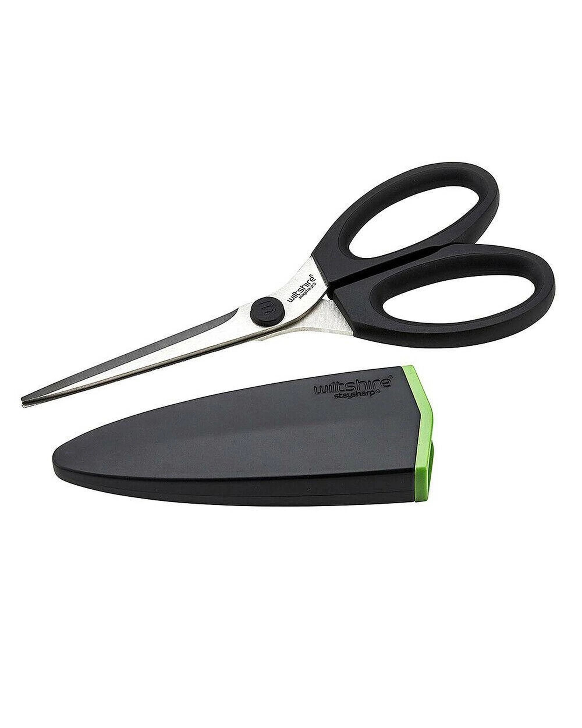 2 Wiltshire Staysharp Kitchen Scissors Cuts Poultry Hard & Soft foods  Set of 2, 2 of 8