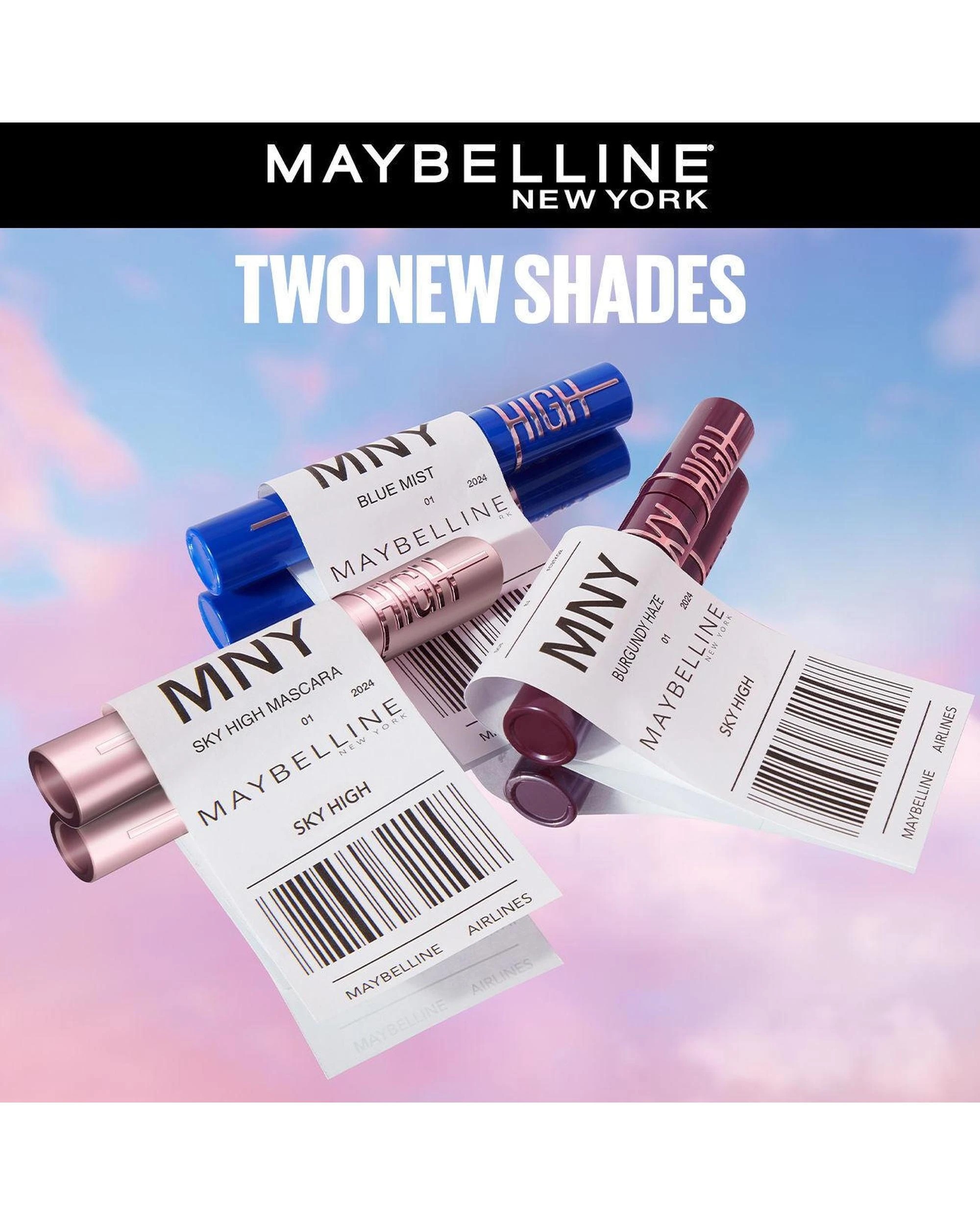 7 3 x Maybelline Sky High Lash Sensational Mascara 7.2mL - 797 Blue Mist - Blue, 7 of 8