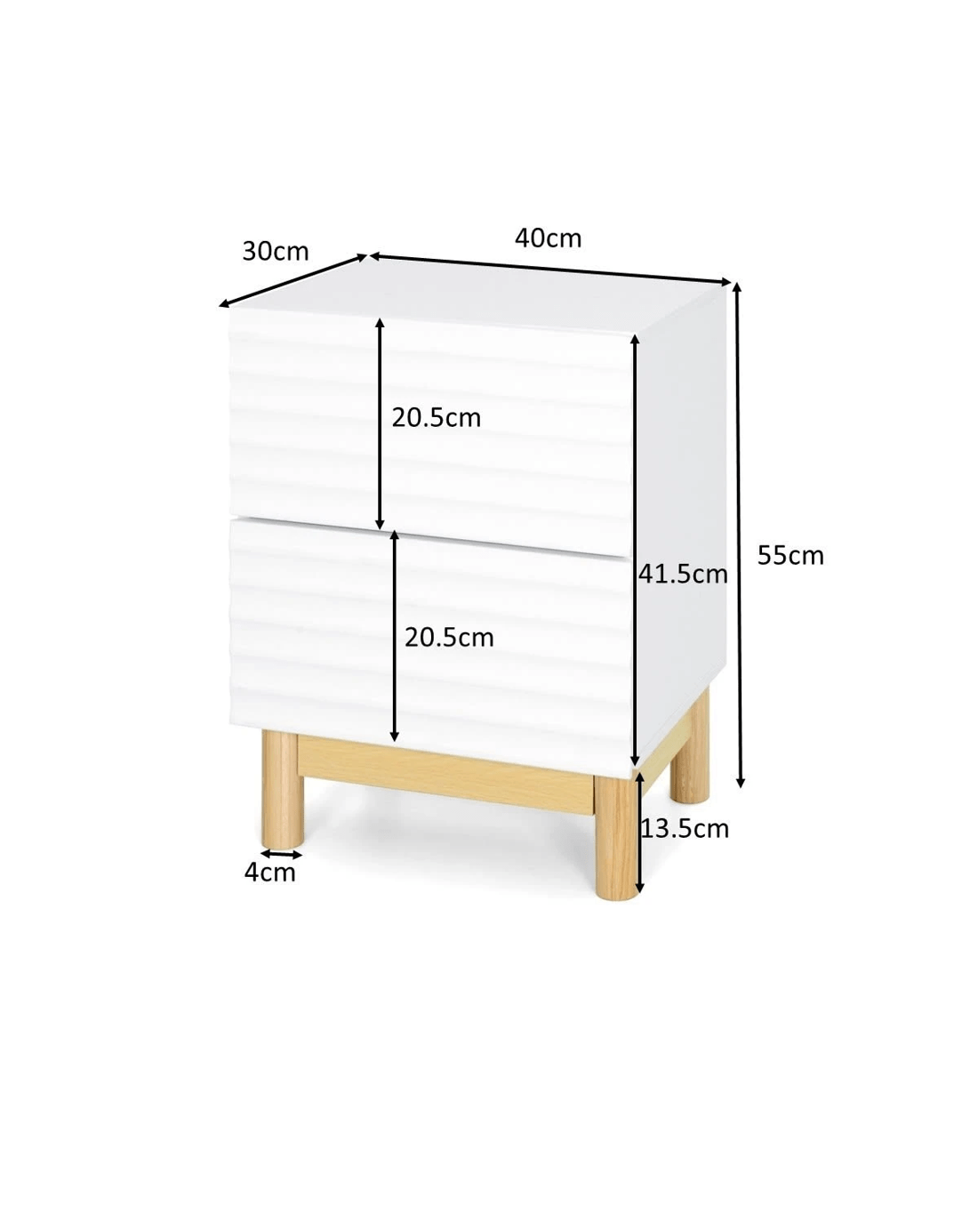 9 Karla Bedside Table, 9 of 9