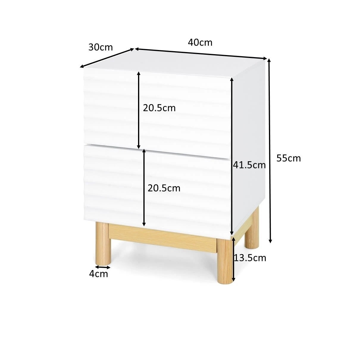 9 Karla Bedside Table, 9 of 9