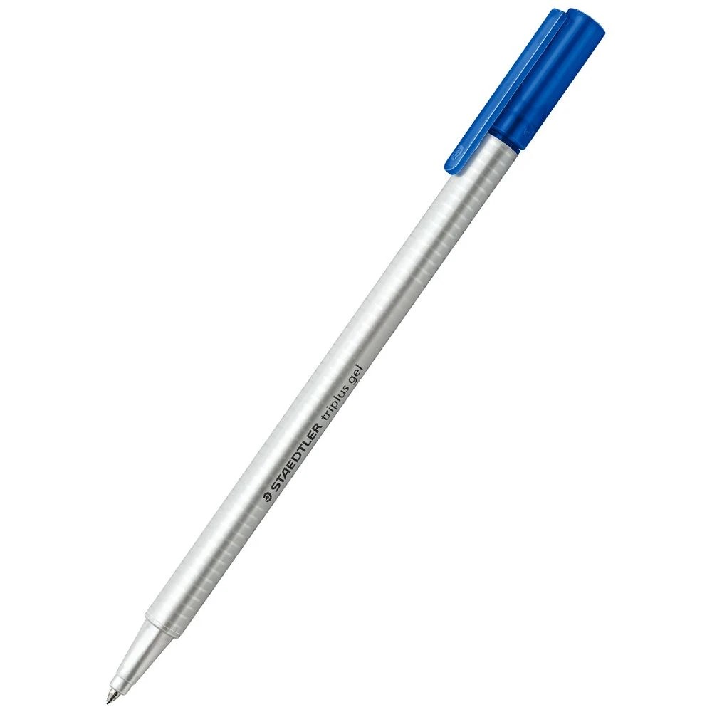 3 Staedtler Triplus Gel Pen 0.7mm Blue, 3 of 5