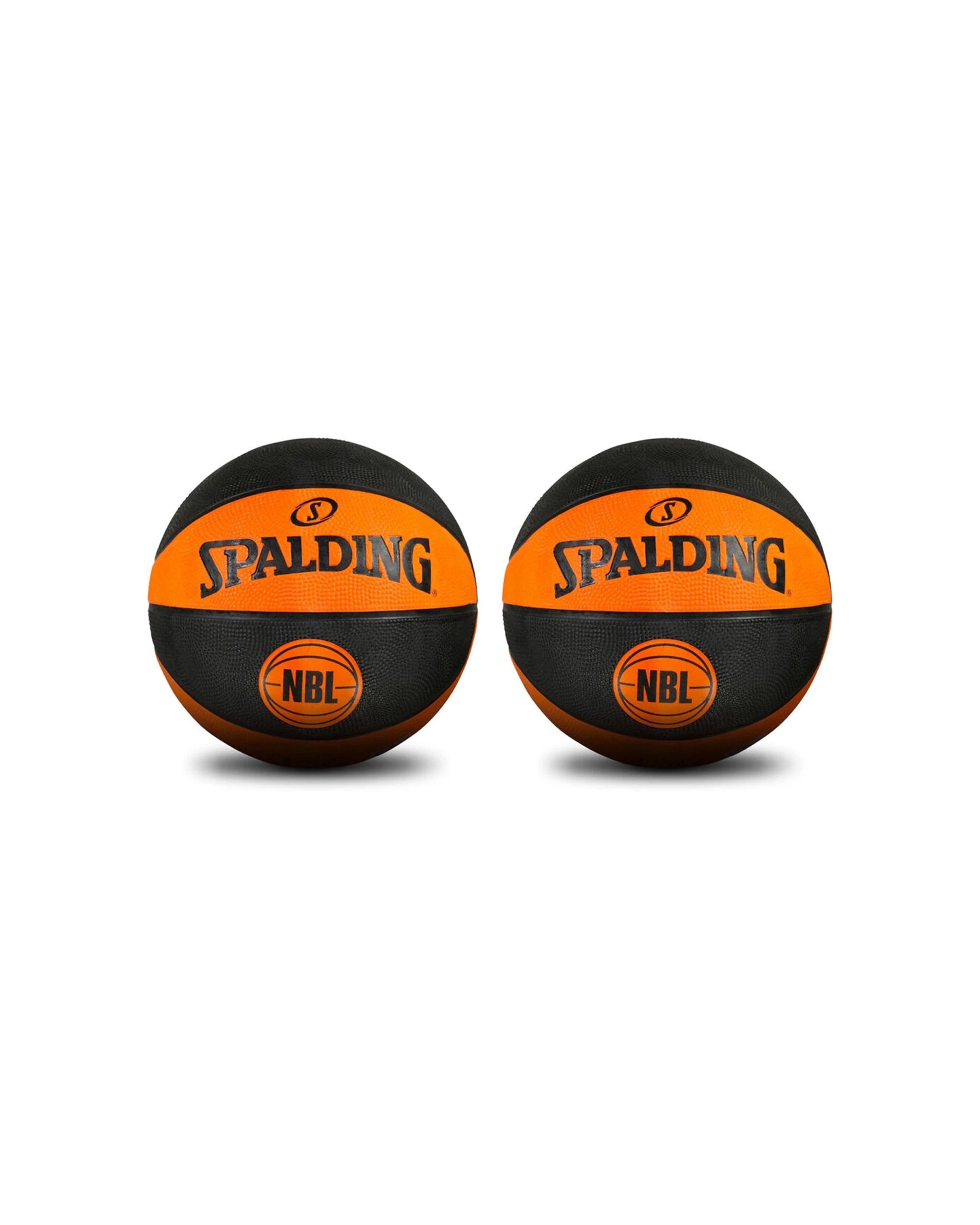 1 Spalding NBL Outdoor Basketball 2 Pack Size 5 Rubber All Weather Durable - Multi, 1 of 3