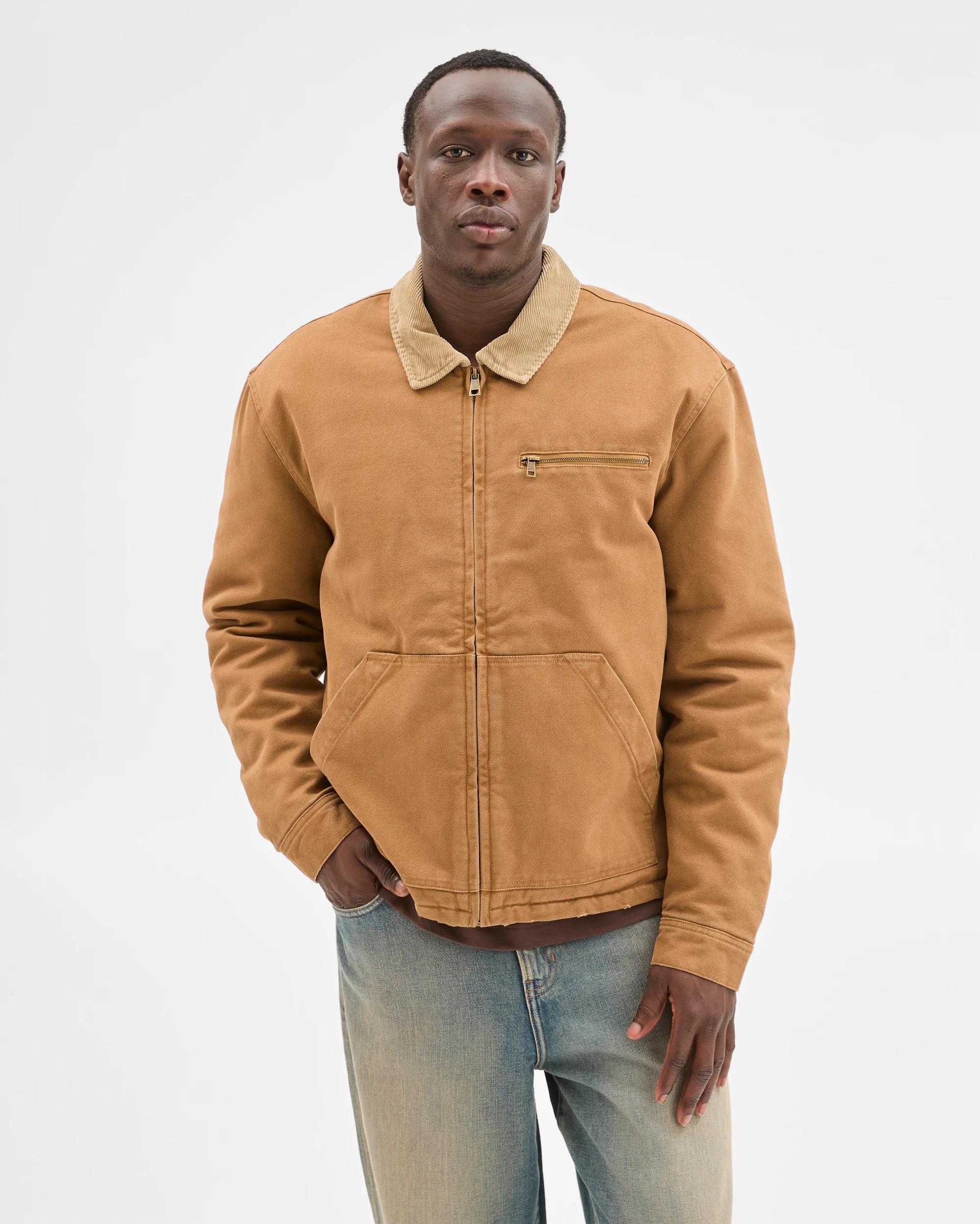 3 Commons Australian Cotton Heavyweight Washed Worker Jacket DUCK CANVAS, 3 of 6