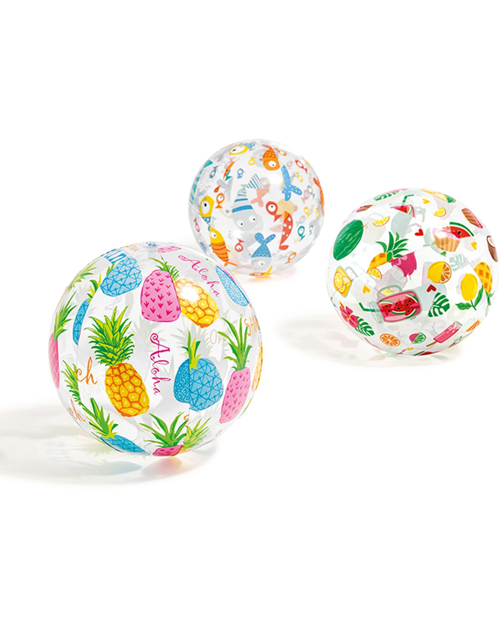 4 Intex Lively Print Balls Kids pool Toys 3Y+ - Assorted, 4 of 7