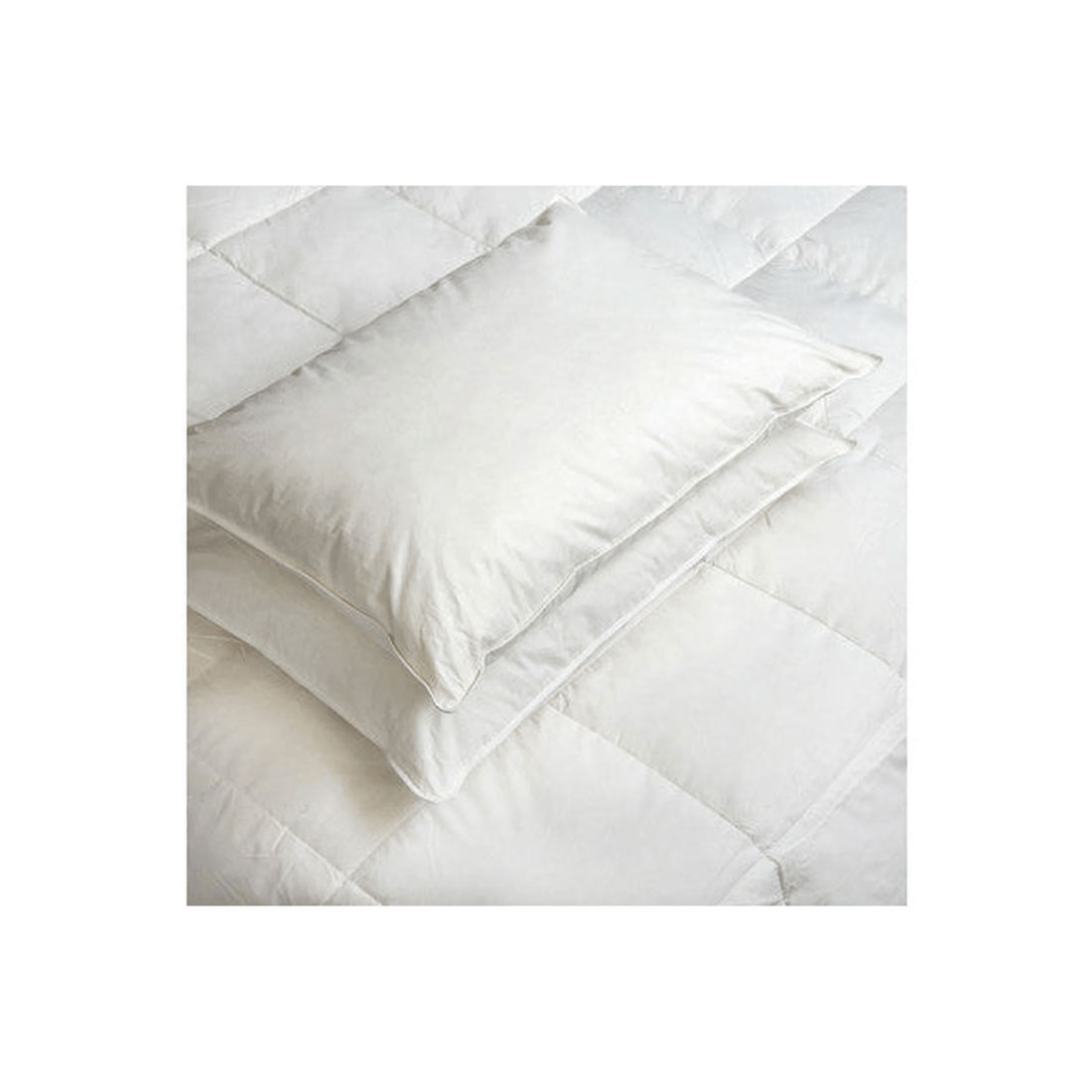 6 Royal Comfort Goose Down Feather Pillows 1000GSM 100% Cotton Cover - Twin Pack - White, 6 of 6