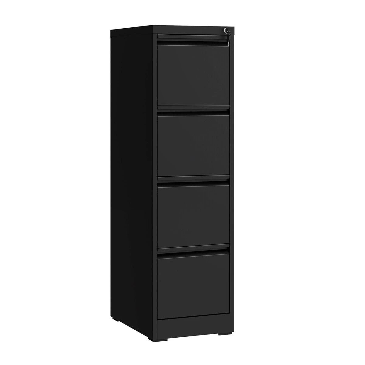 1 Ausway 4 Drawer File Cabinet Steel Filing Document Organiser Home Office Lockable Storage, 1 of 1