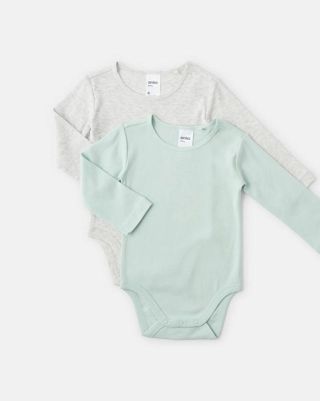 2 Pack Long Sleeve Bodys