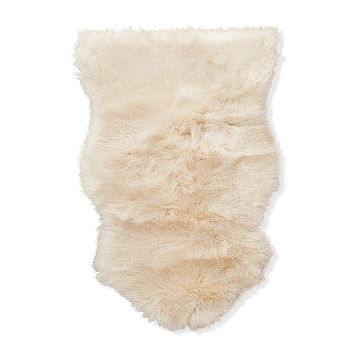 6 Cream Faux Fur Mat, 6 of 7
