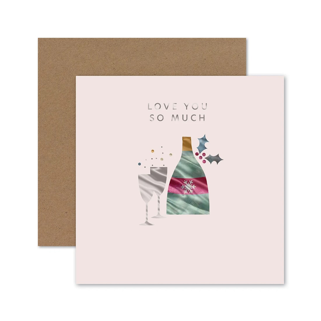 1 Hallmark Christmas Card - Love You So Much, 1 of 3