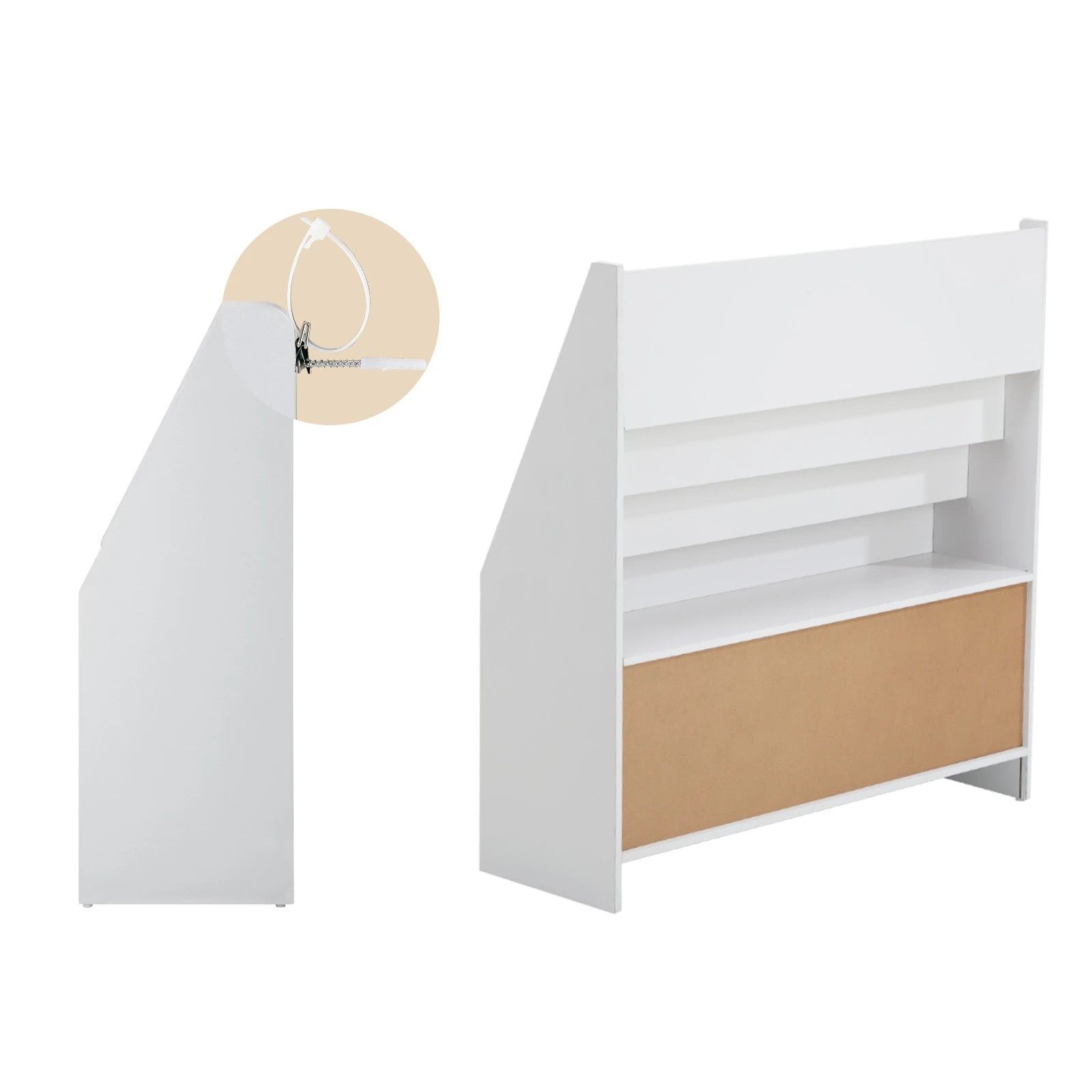 5 Oikiture Kids Bookshelf Toy Box Organiser Display Shelf Magazine Storage Rack
 - Multi, 5 of 10