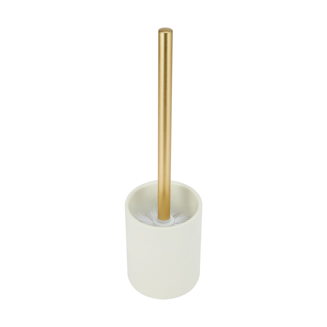 1 Check Toilet Brush - White, 1 of 6