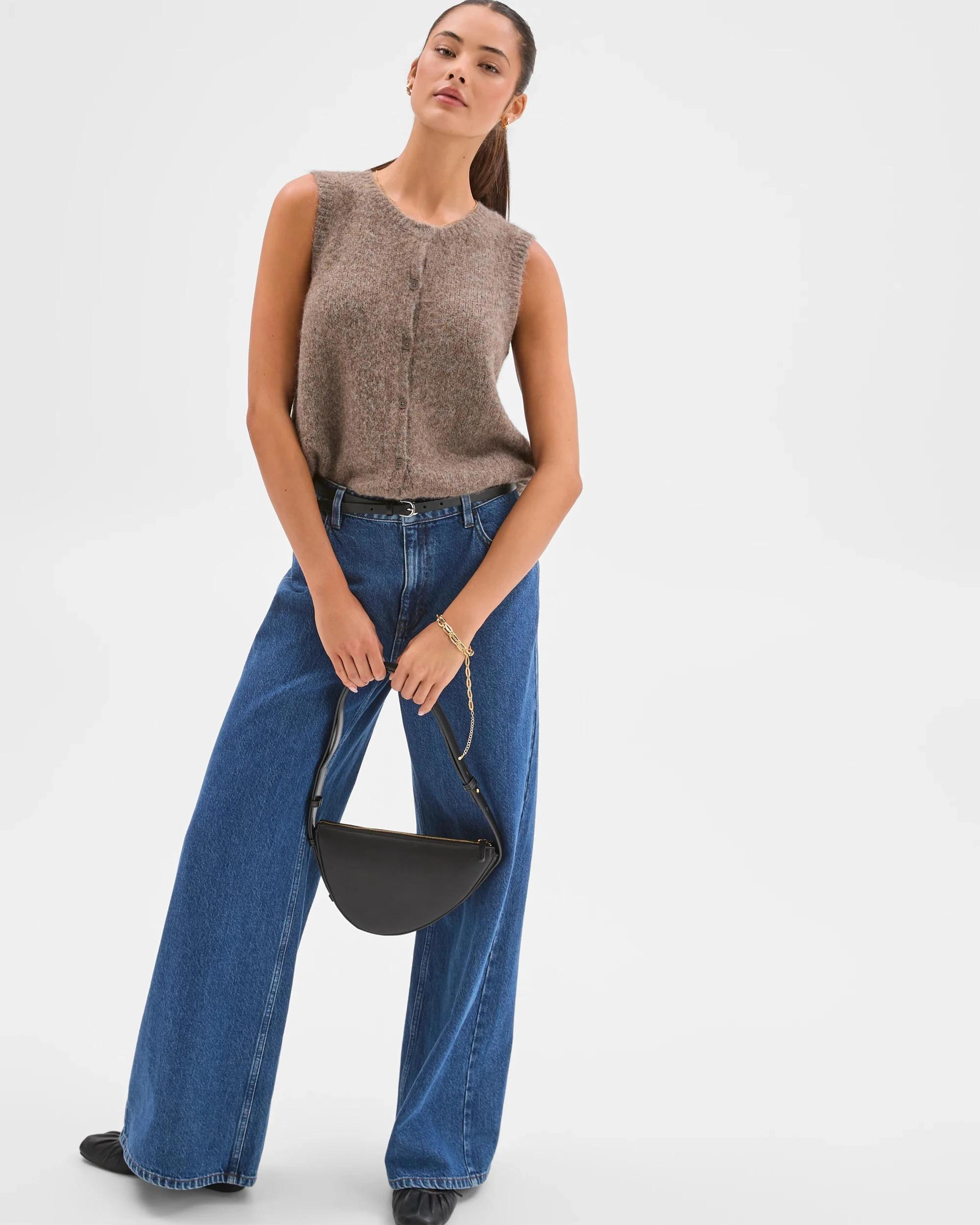 2 Lily Loves Fluffy Knit Vest CEDAR MARLE, 2 of 8