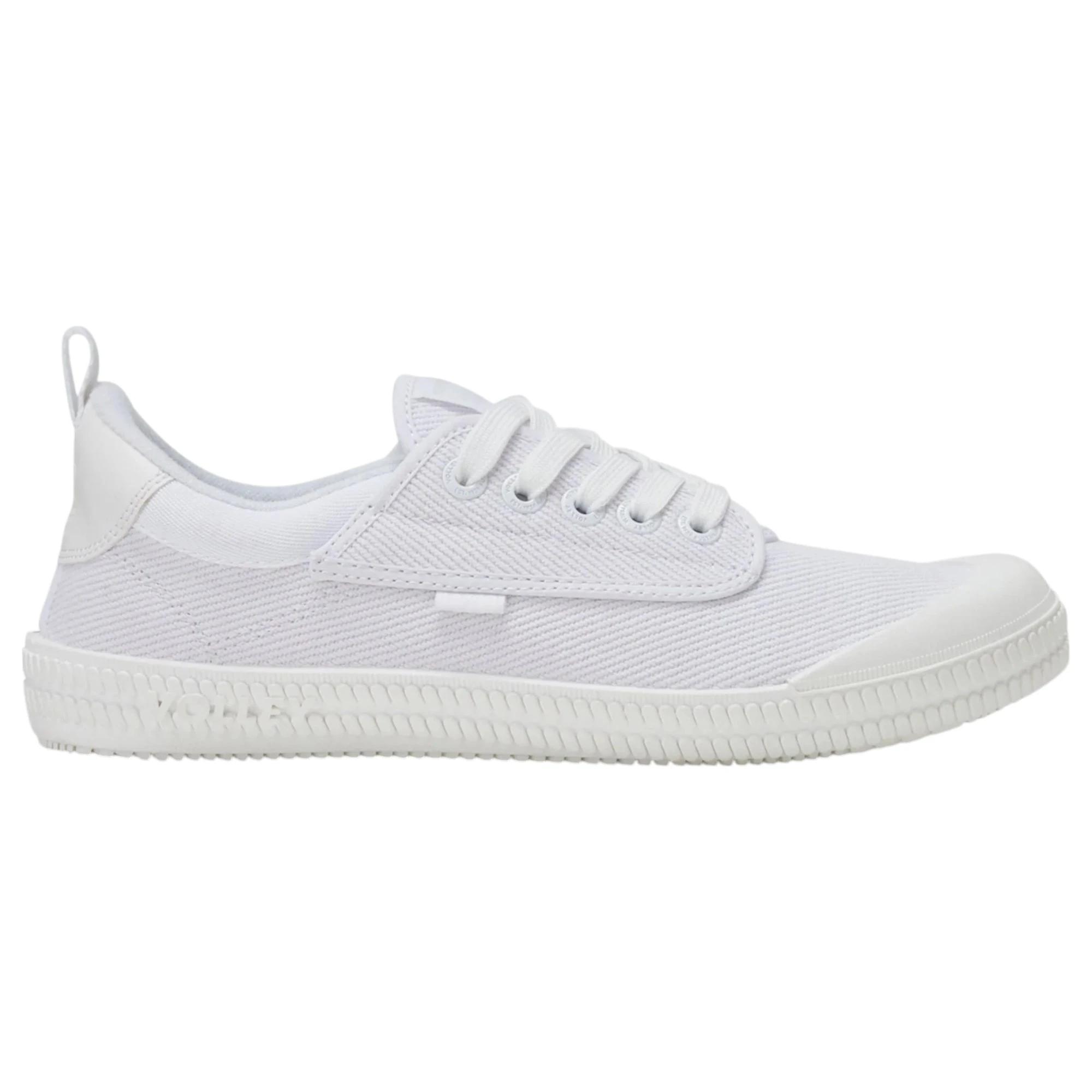 2 Volley Unisex Heritage Low Mens Womens Casual Shoes White/White WHITE/WHITE, 2 of 6