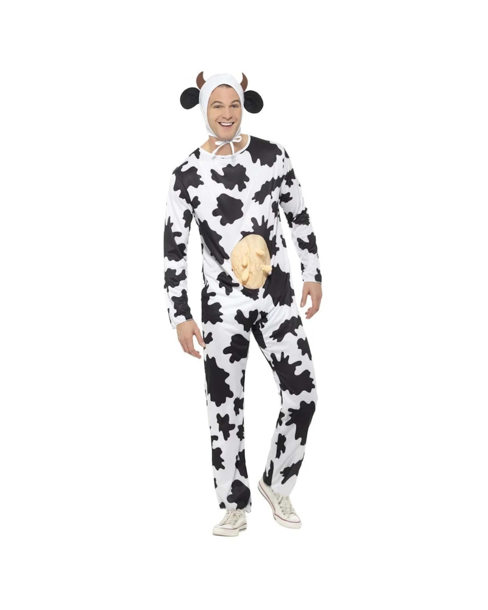 4 Smiffys Dairy Cow Adult Costume - One Size - Standard - Pattern, 4 of 4