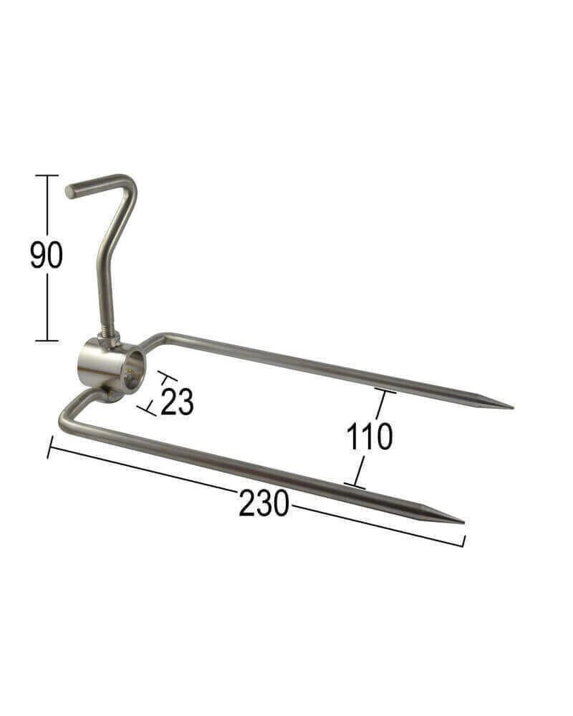 4 Flaming Coals Starter Spit Roast Pack - 22mm Round, 4 of 9