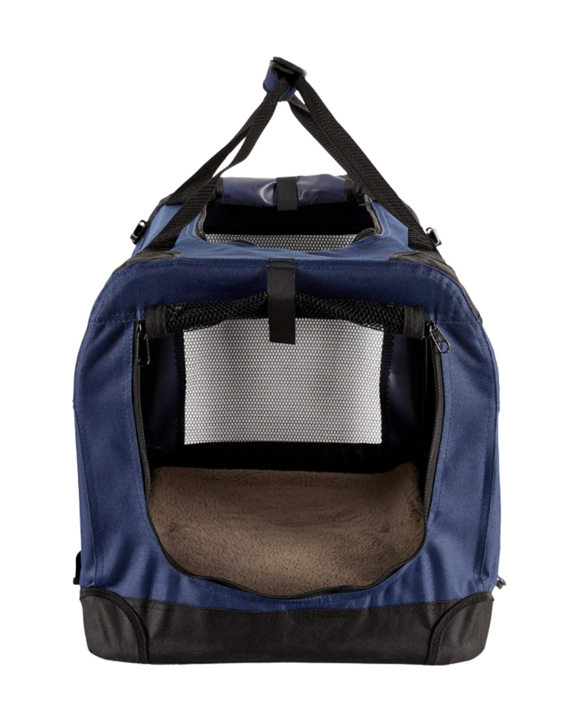 3 Little Buddies Royale Heavy Duty Soft Collapsible Dog Cat Pet Carrier Large - Blue, 3 of 5