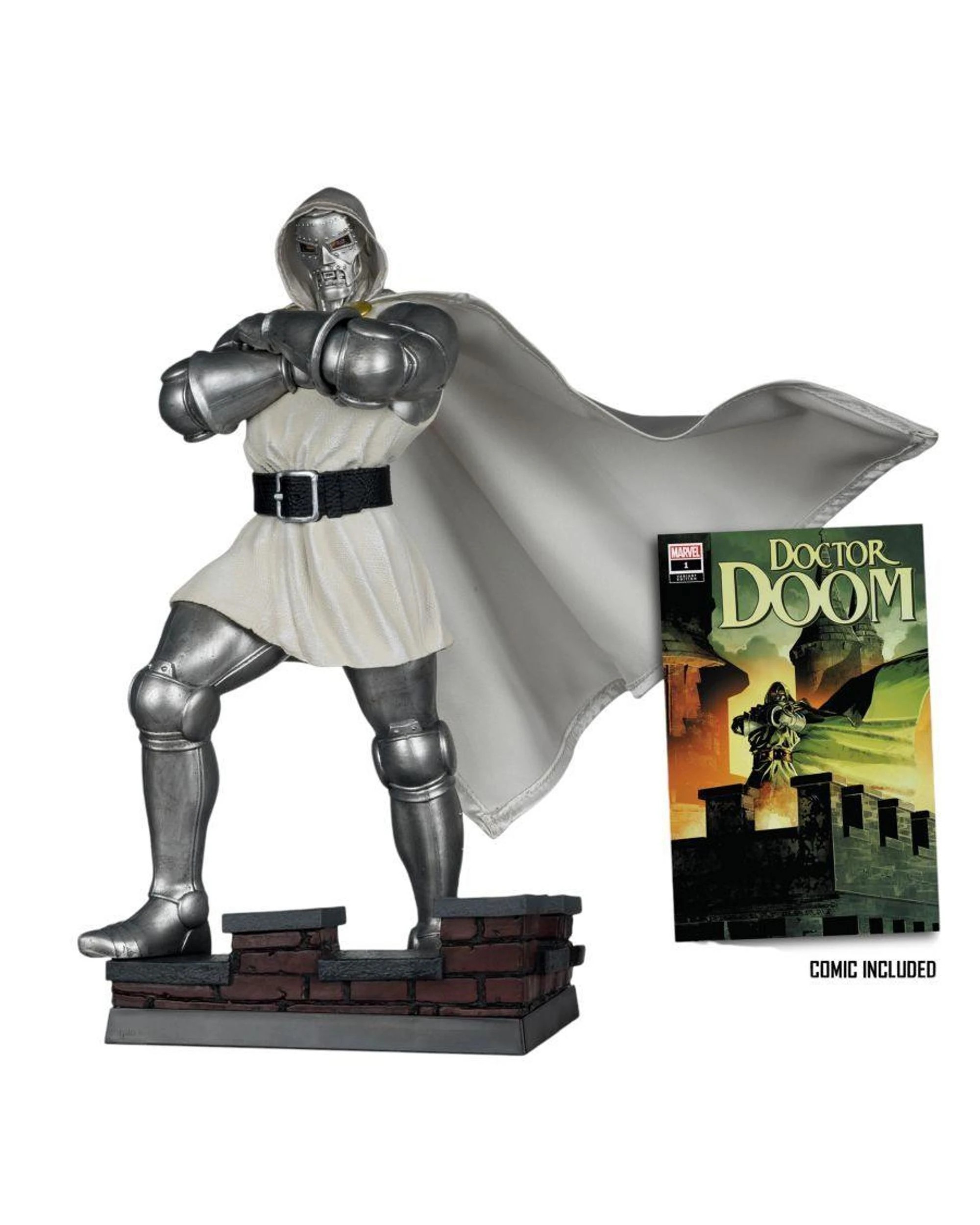 5 McFarlane Marvel Doctor Doom #1 Future Foundation Gold Label 1:6 Scale Figure, 5 of 9